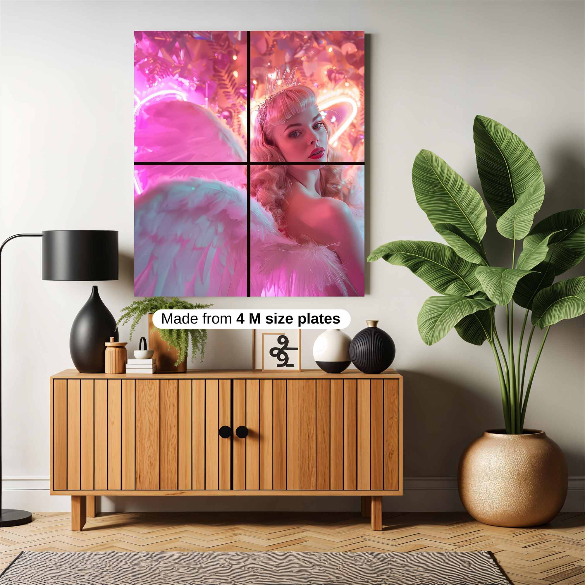 Neon Angel Safe Wall Magnetic / M
