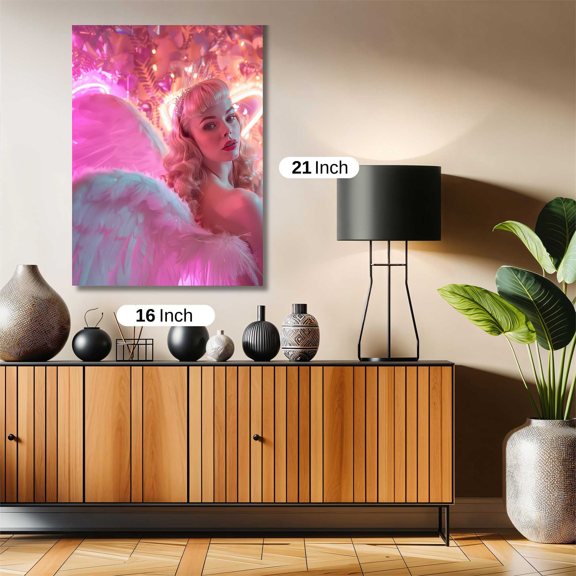 Neon Angel Safe Wall Magnetic / M