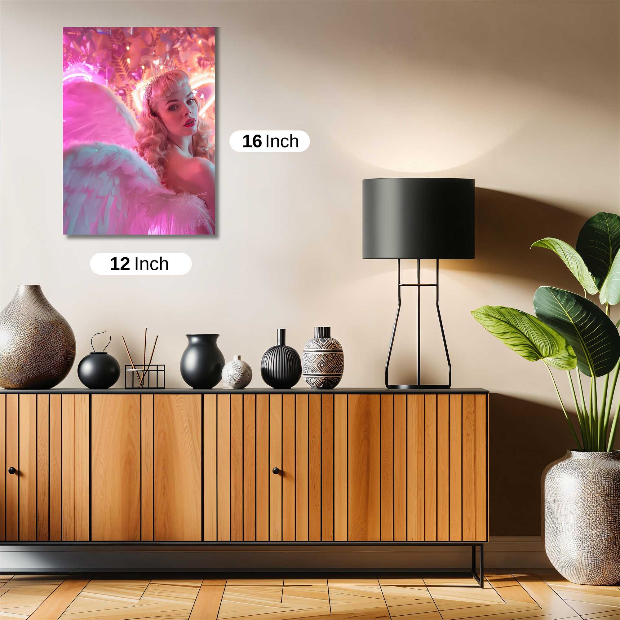 Neon Angel Safe Wall Magnetic / M
