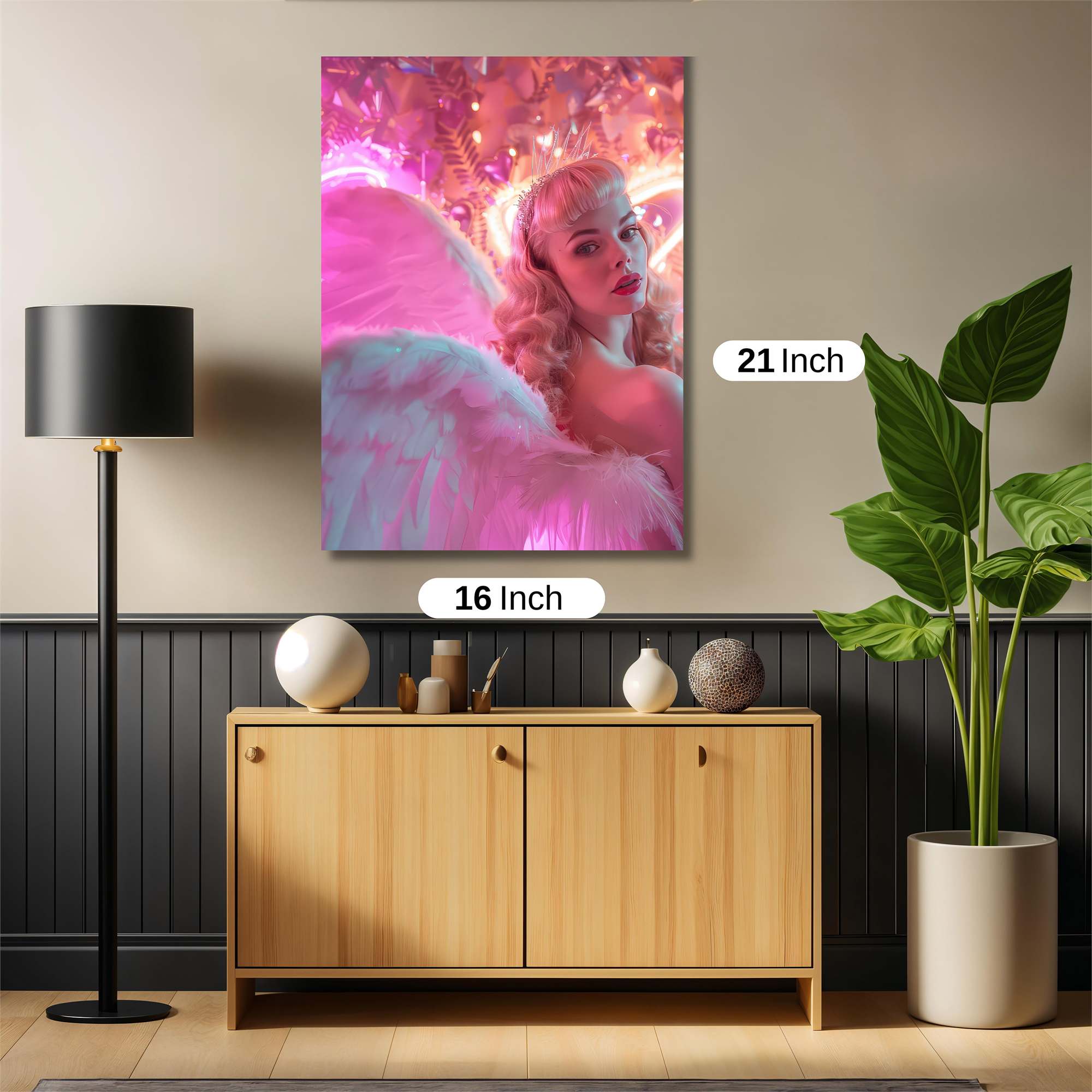 Neon Angel Safe Wall Magnetic / M