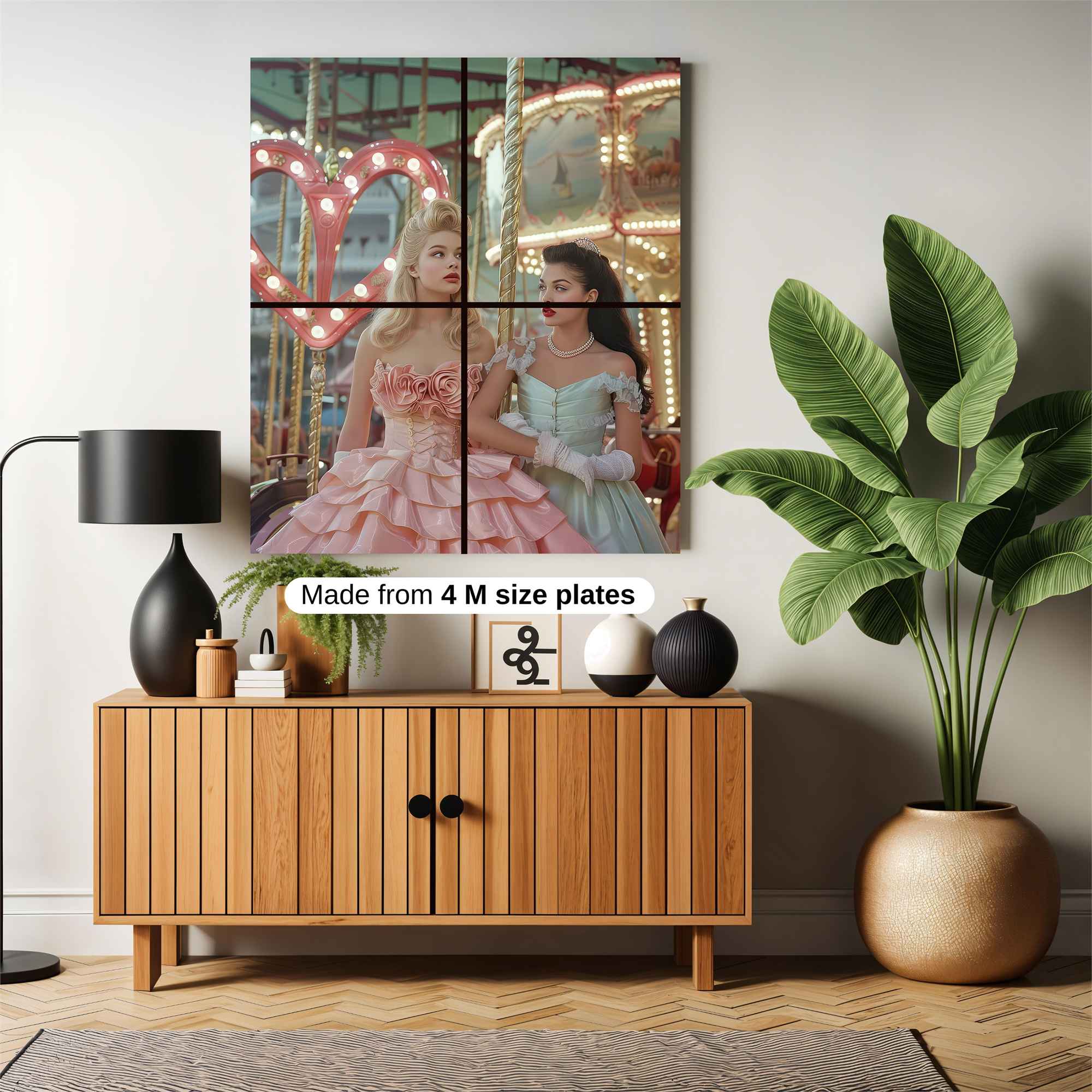 Carousel Romance Safe Wall Magnetic / M