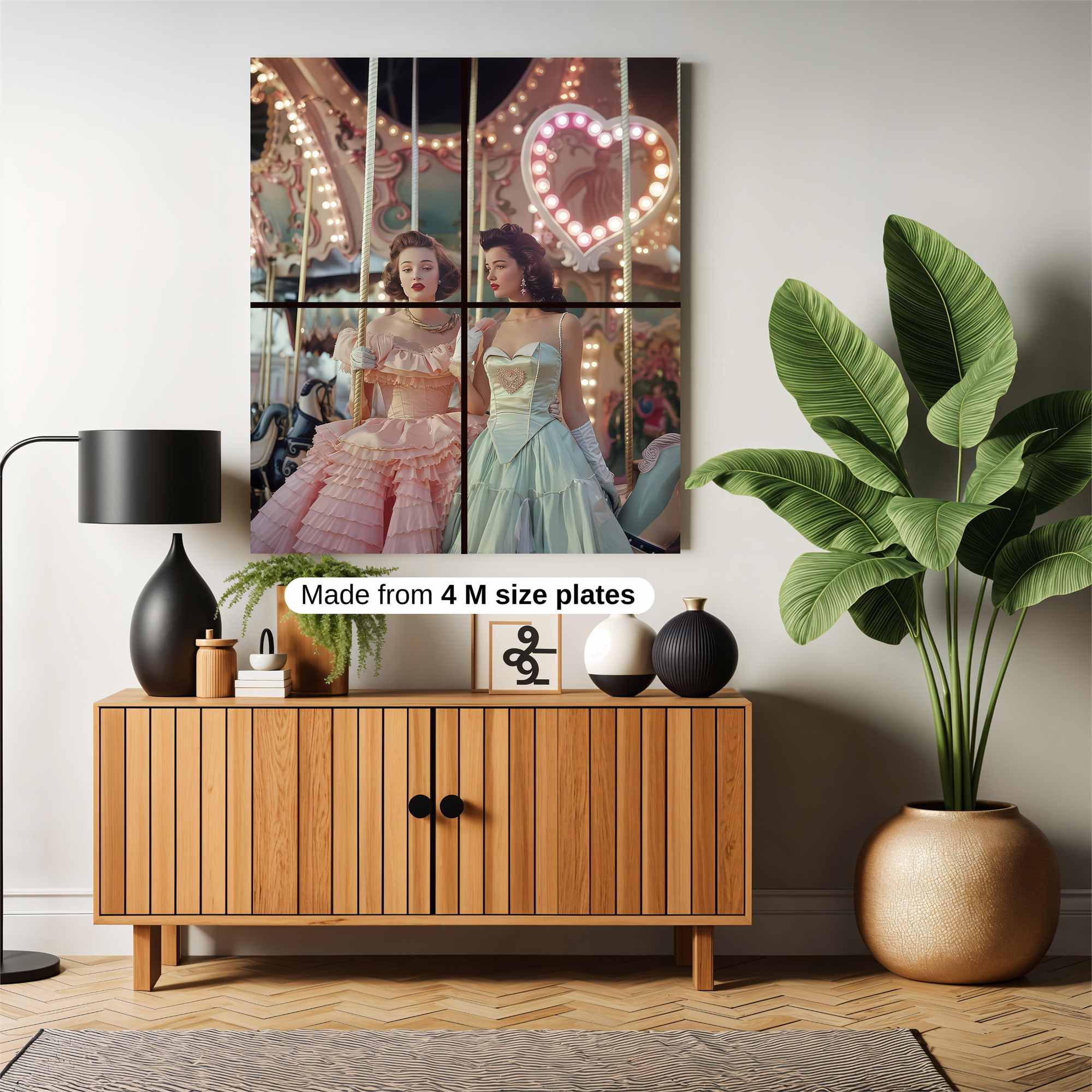 Carousel Charm Safe Wall Magnetic / M