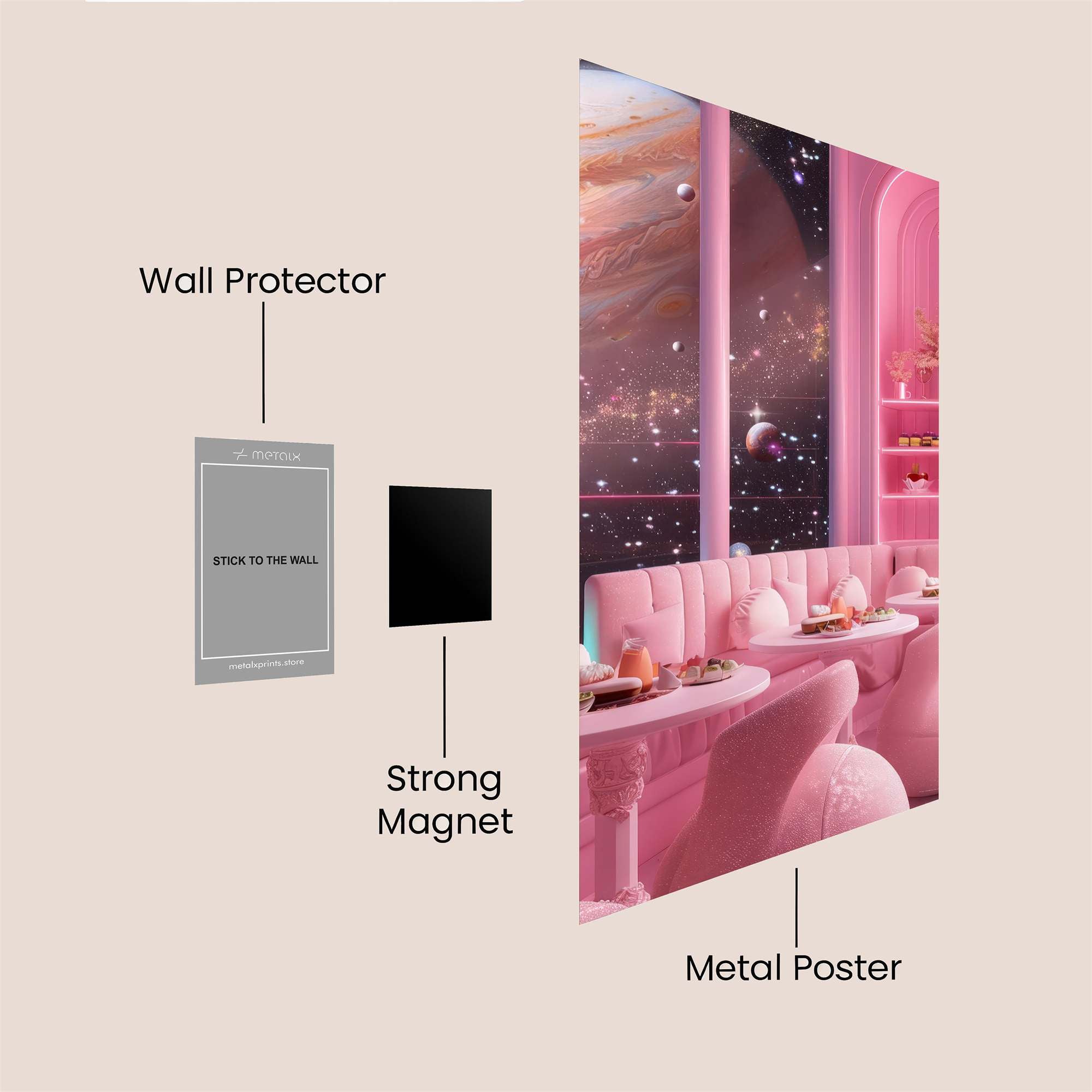 Jupiter Dream Safe Wall Magnetic / M