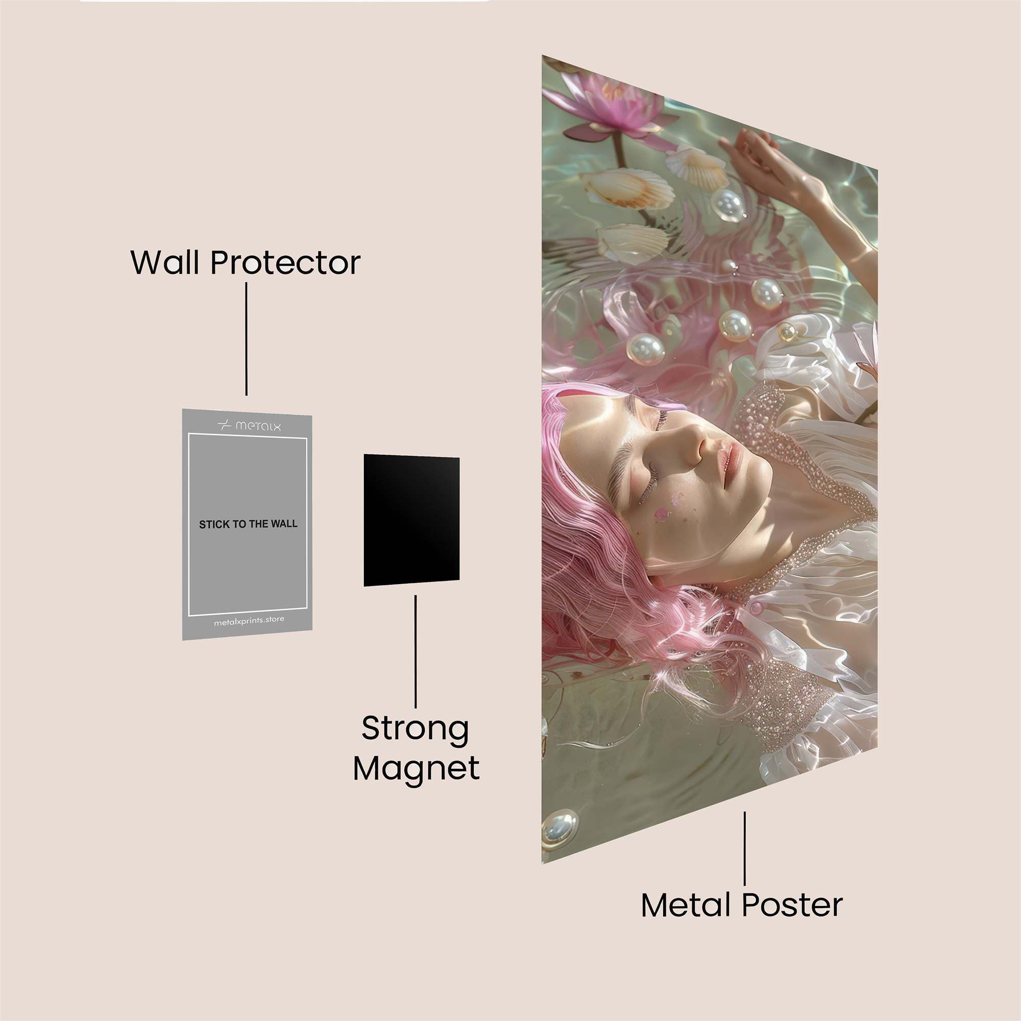 Lotus Dream Safe Wall Magnetic / M