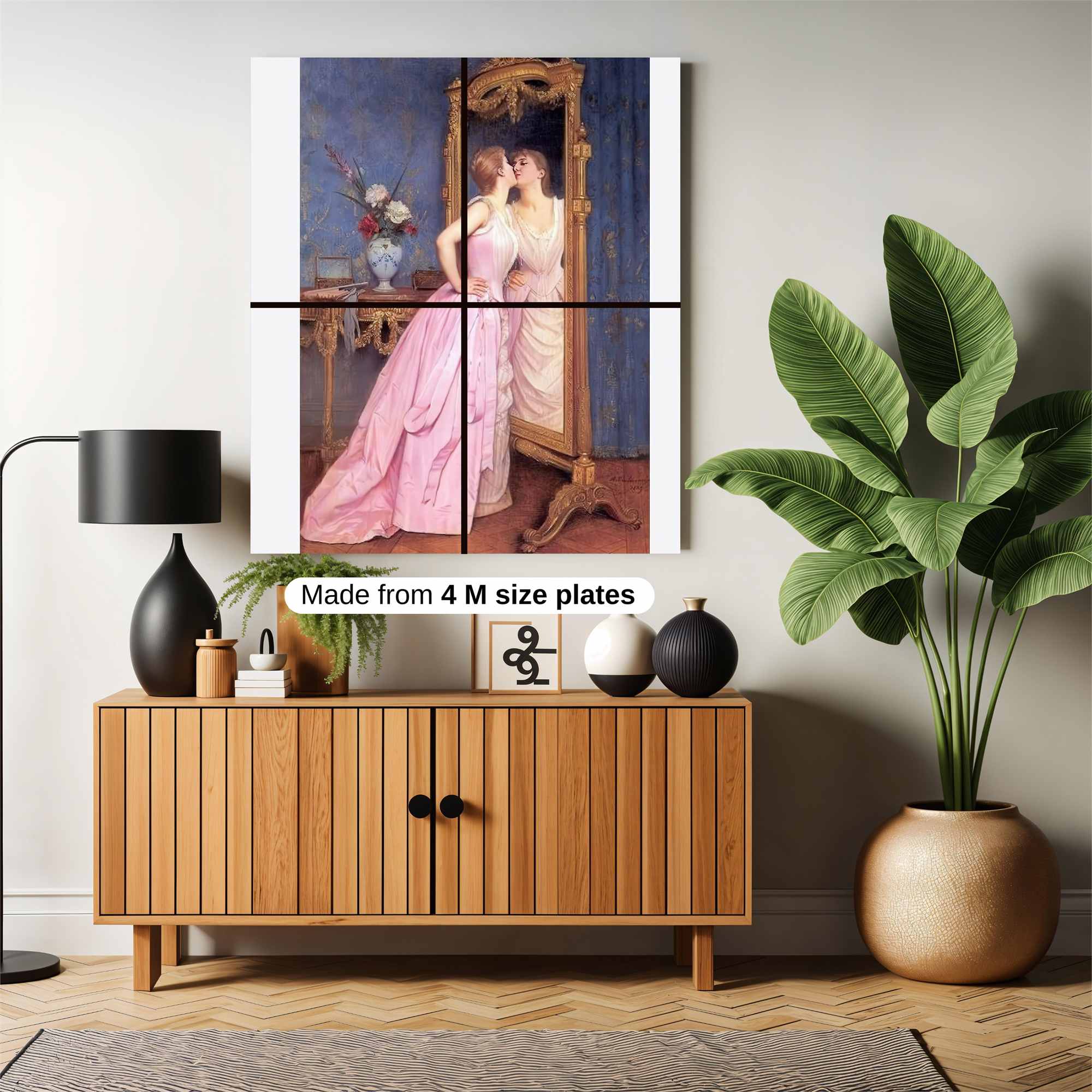 Mirror Kiss Safe Wall Magnetic / M