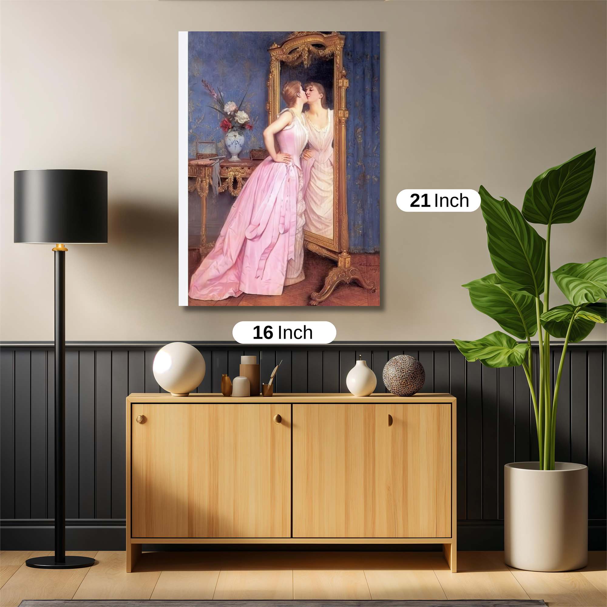 Mirror Kiss Safe Wall Magnetic / M