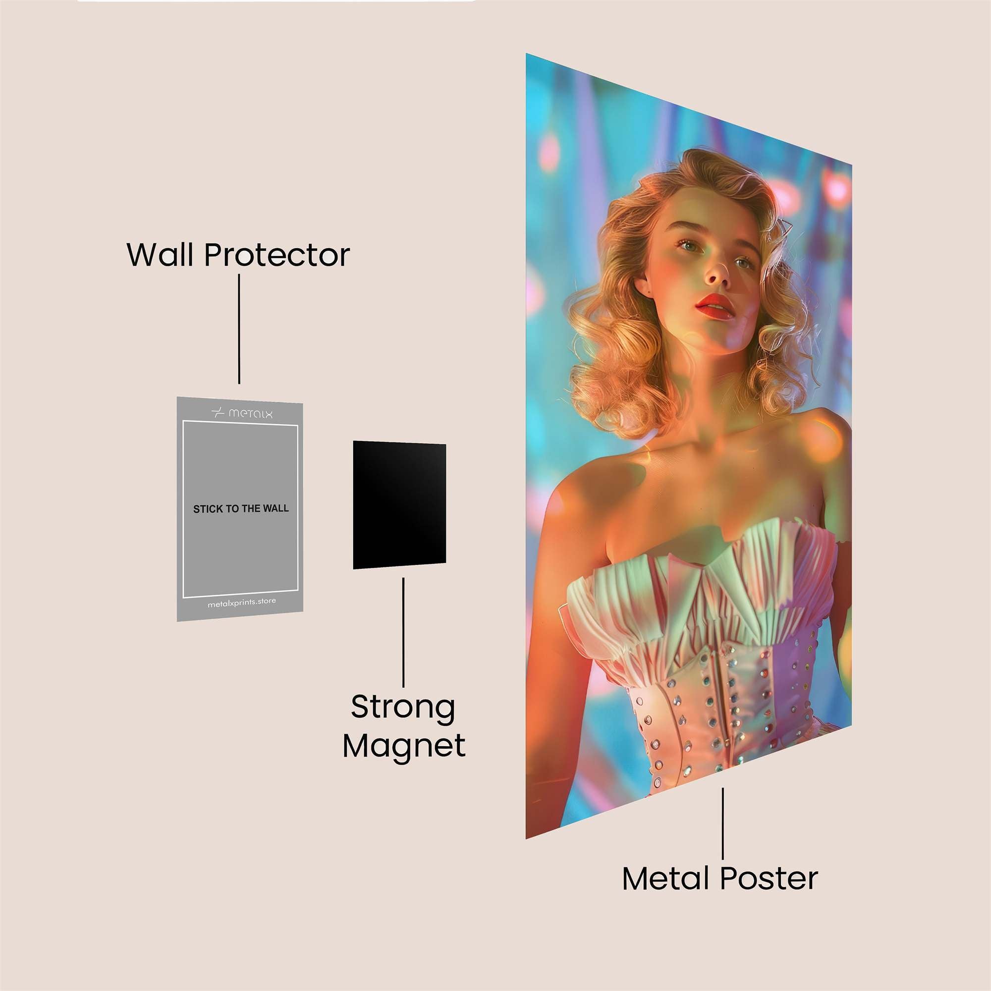 Starlet Dream Safe Wall Magnetic / M