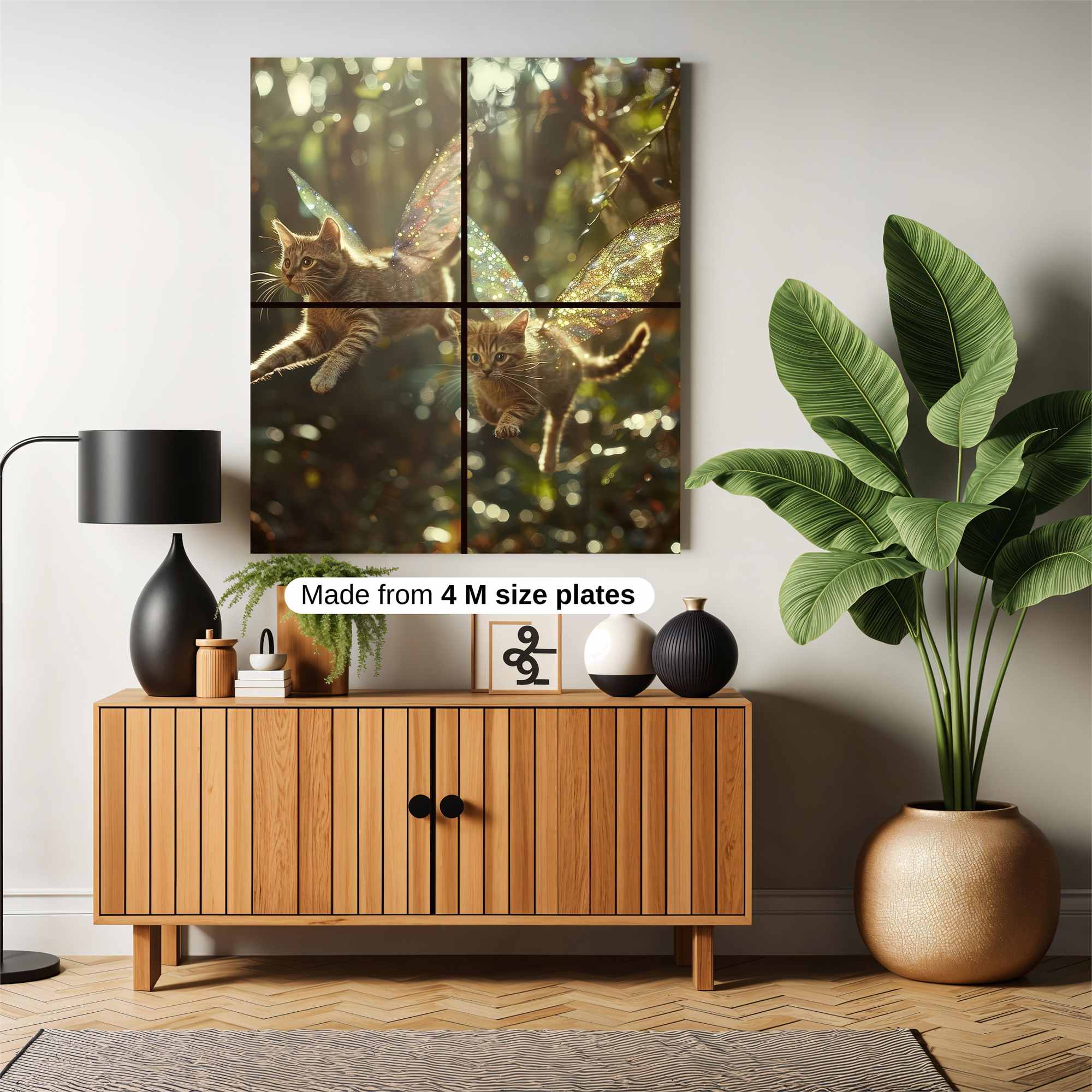 Fairy Felines Safe Wall Magnetic / M