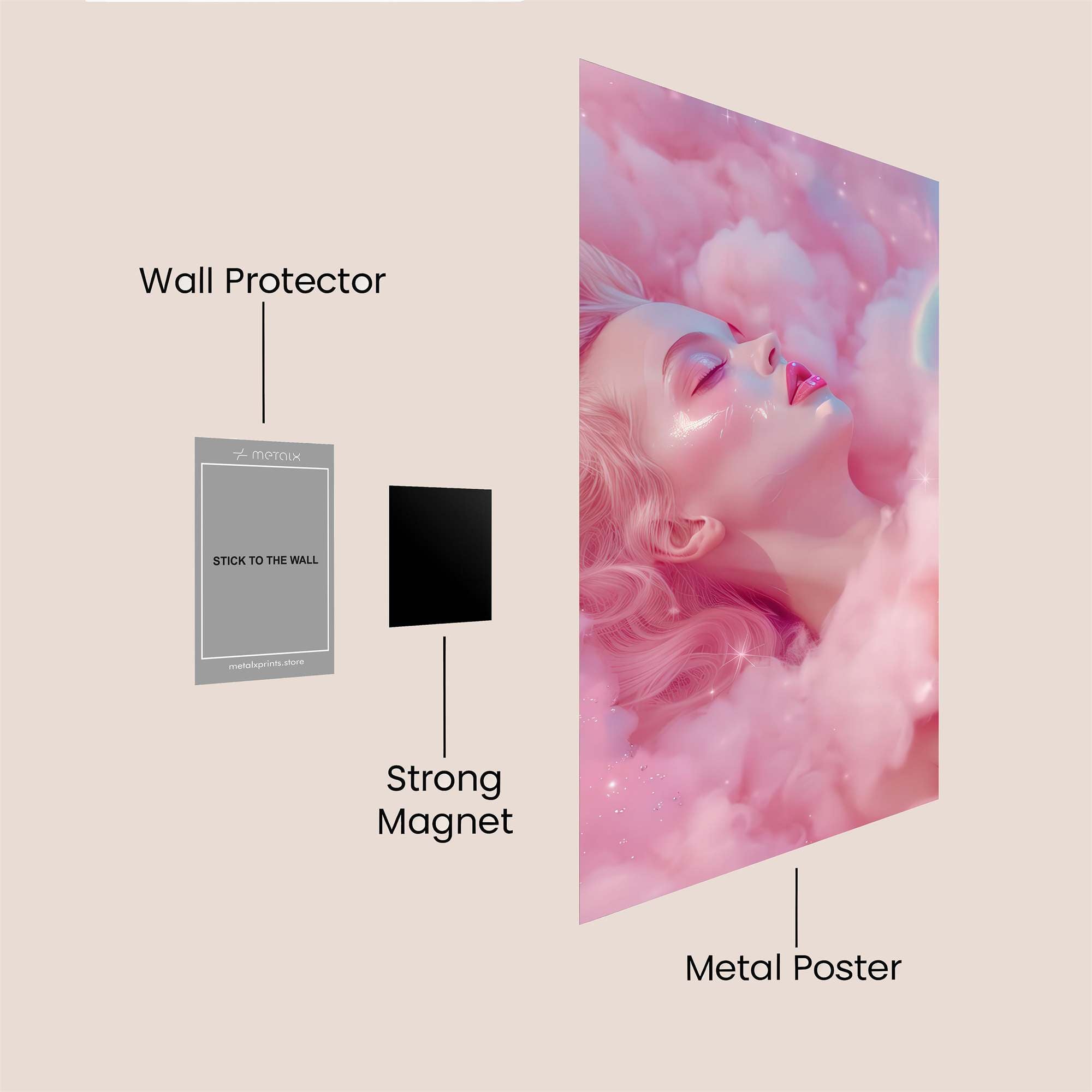 Candy Dream Safe Wall Magnetic / M