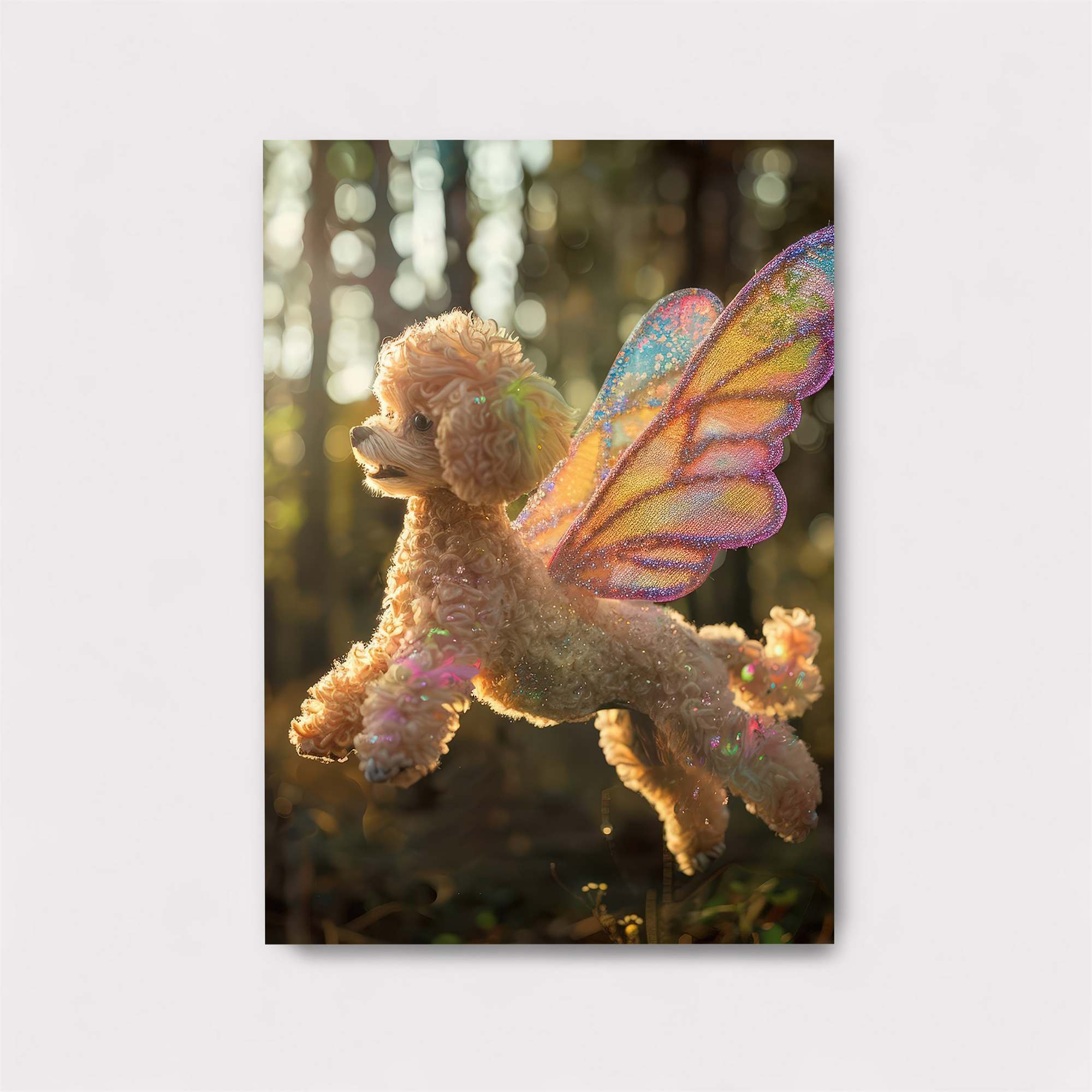 Poodle Whimsy Safe Wall Magnetic / M