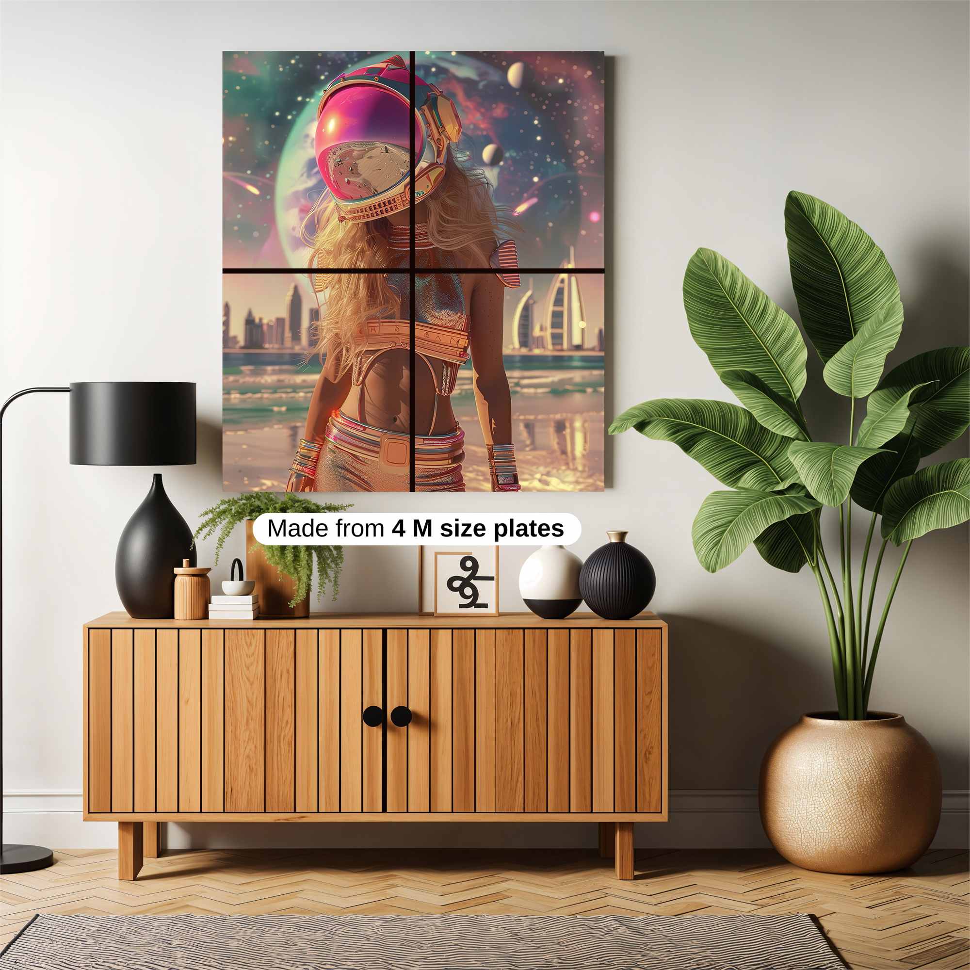 Astronaut Dreamscape Safe Wall Magnetic / M