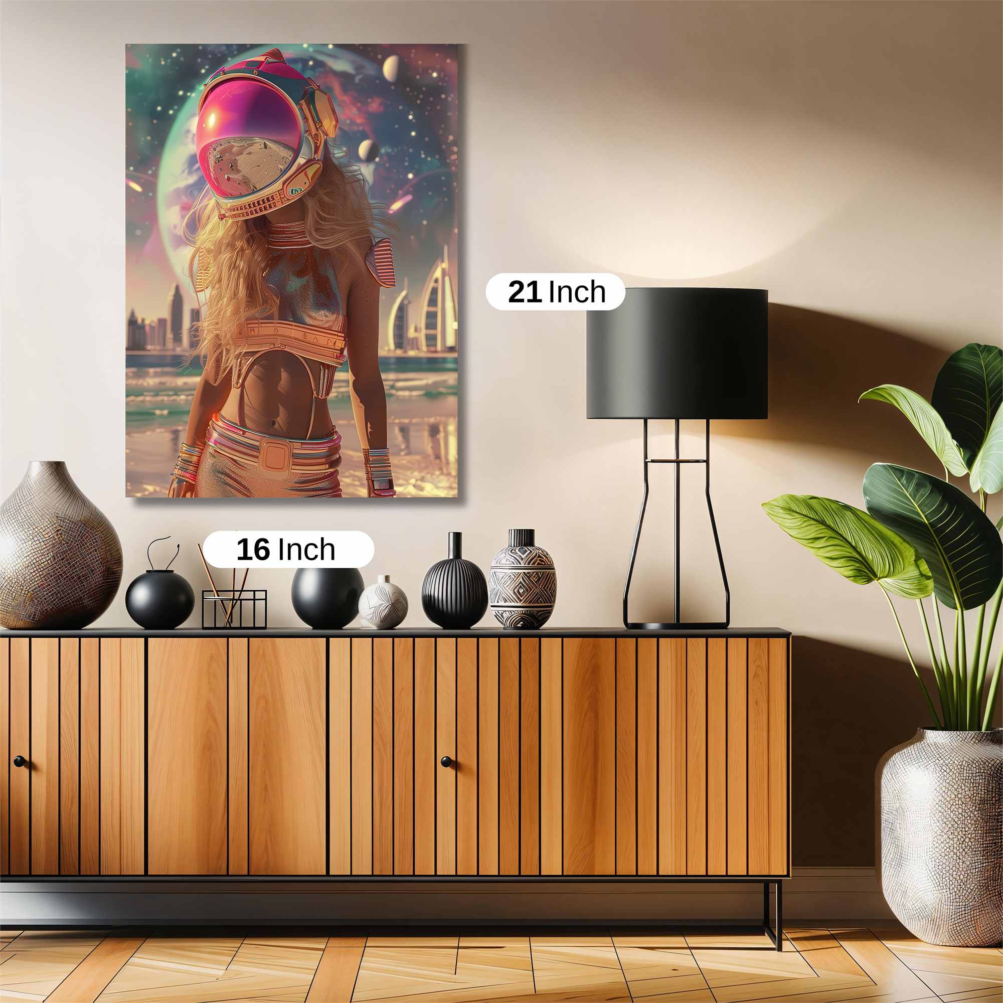 Astronaut Dreamscape Safe Wall Magnetic / M