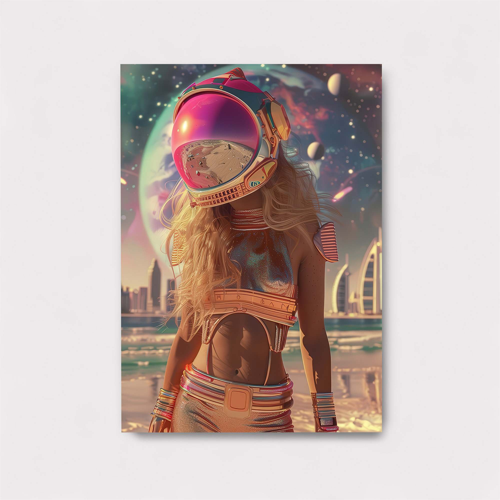 Astronaut Dreamscape Safe Wall Magnetic / M