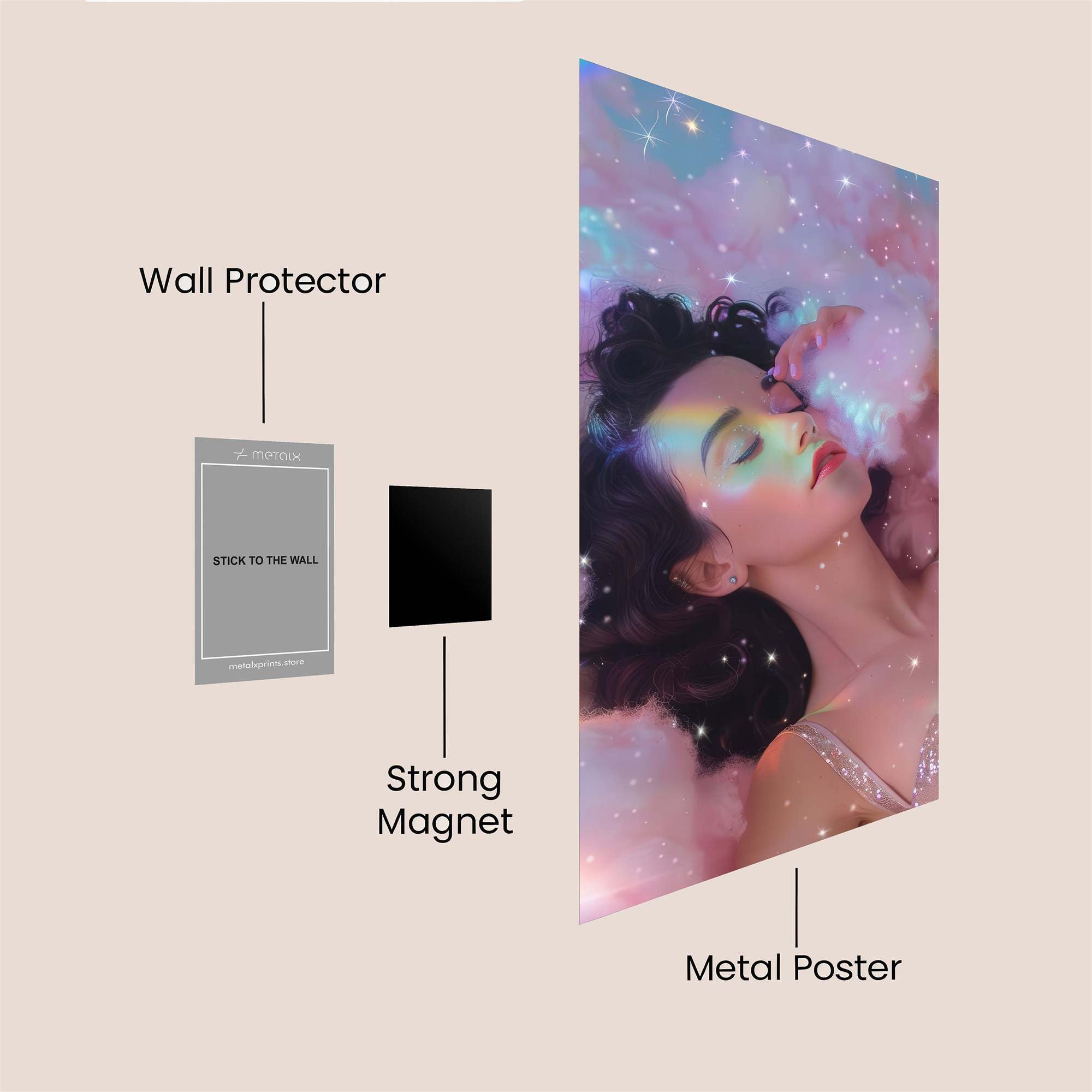 Dreamy Euphoria Safe Wall Magnetic / M