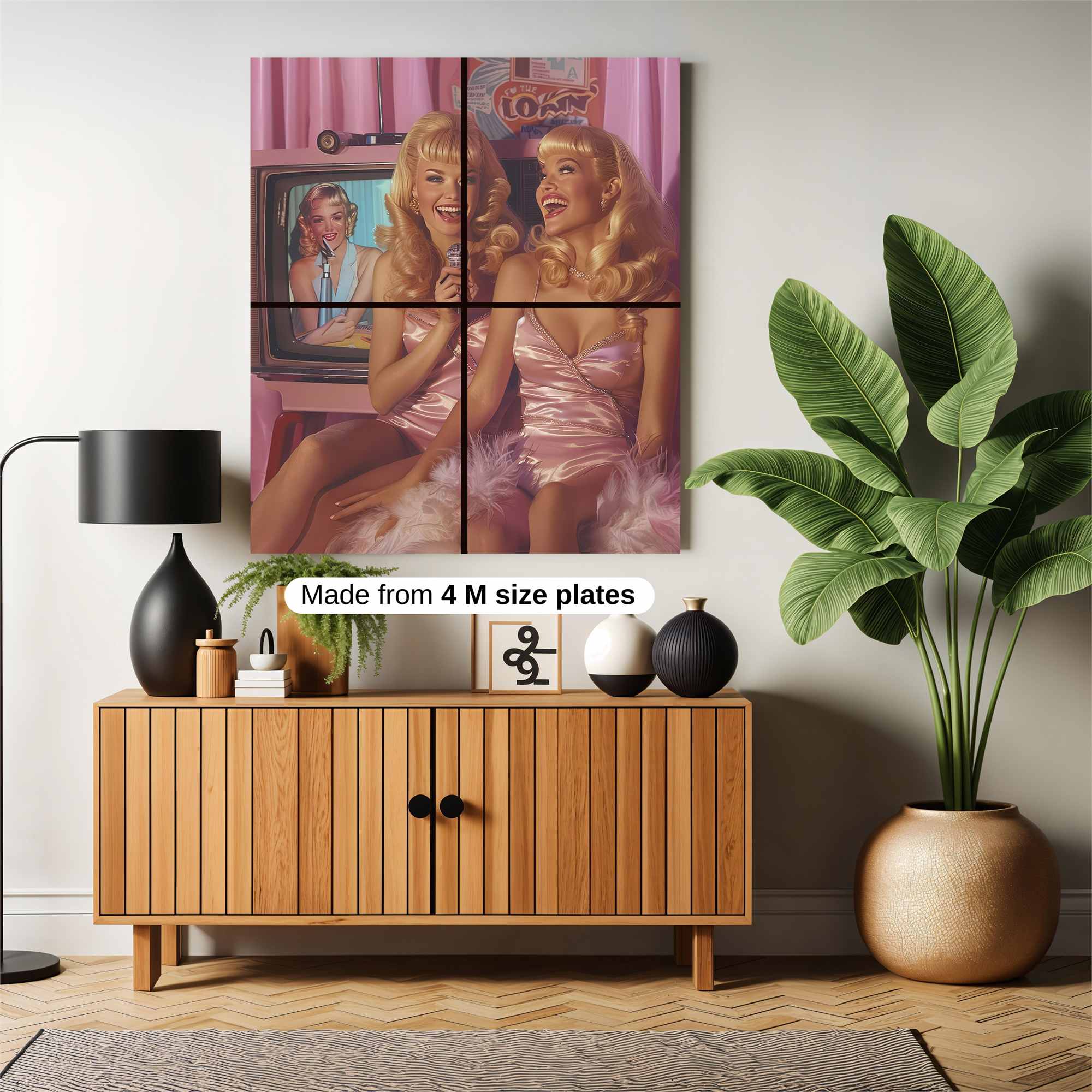 Retro Radiance Safe Wall Magnetic / M