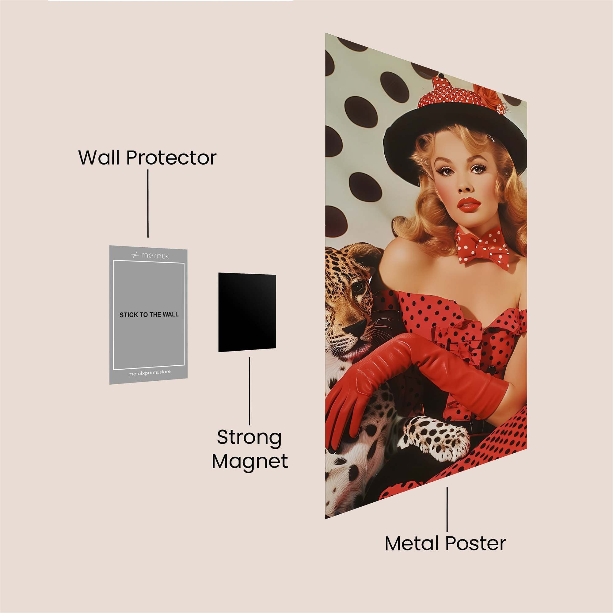 Diva Daring Safe Wall Magnetic / M