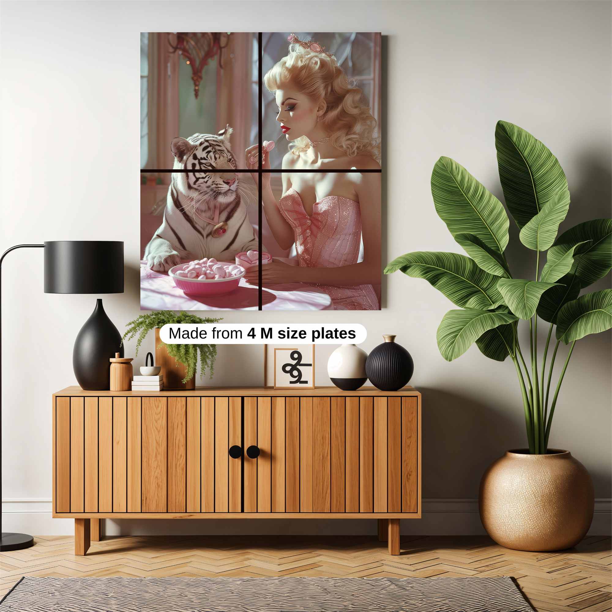 Tiger Whimsy Safe Wall Magnetic / M