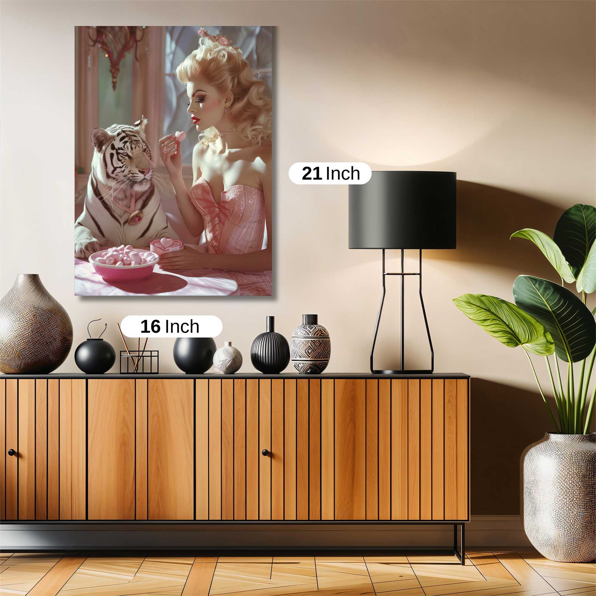 Tiger Whimsy Safe Wall Magnetic / M