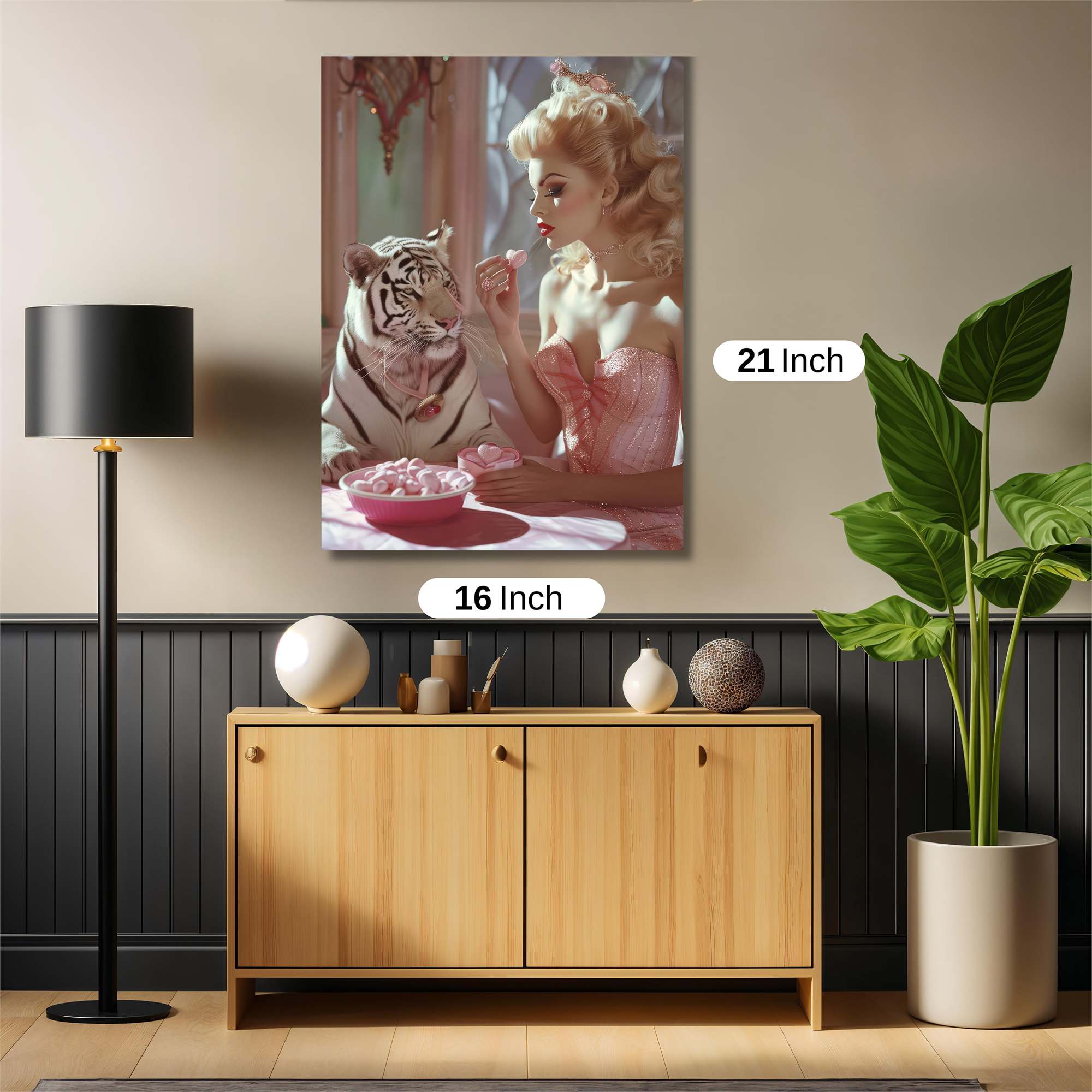 Tiger Whimsy Safe Wall Magnetic / M