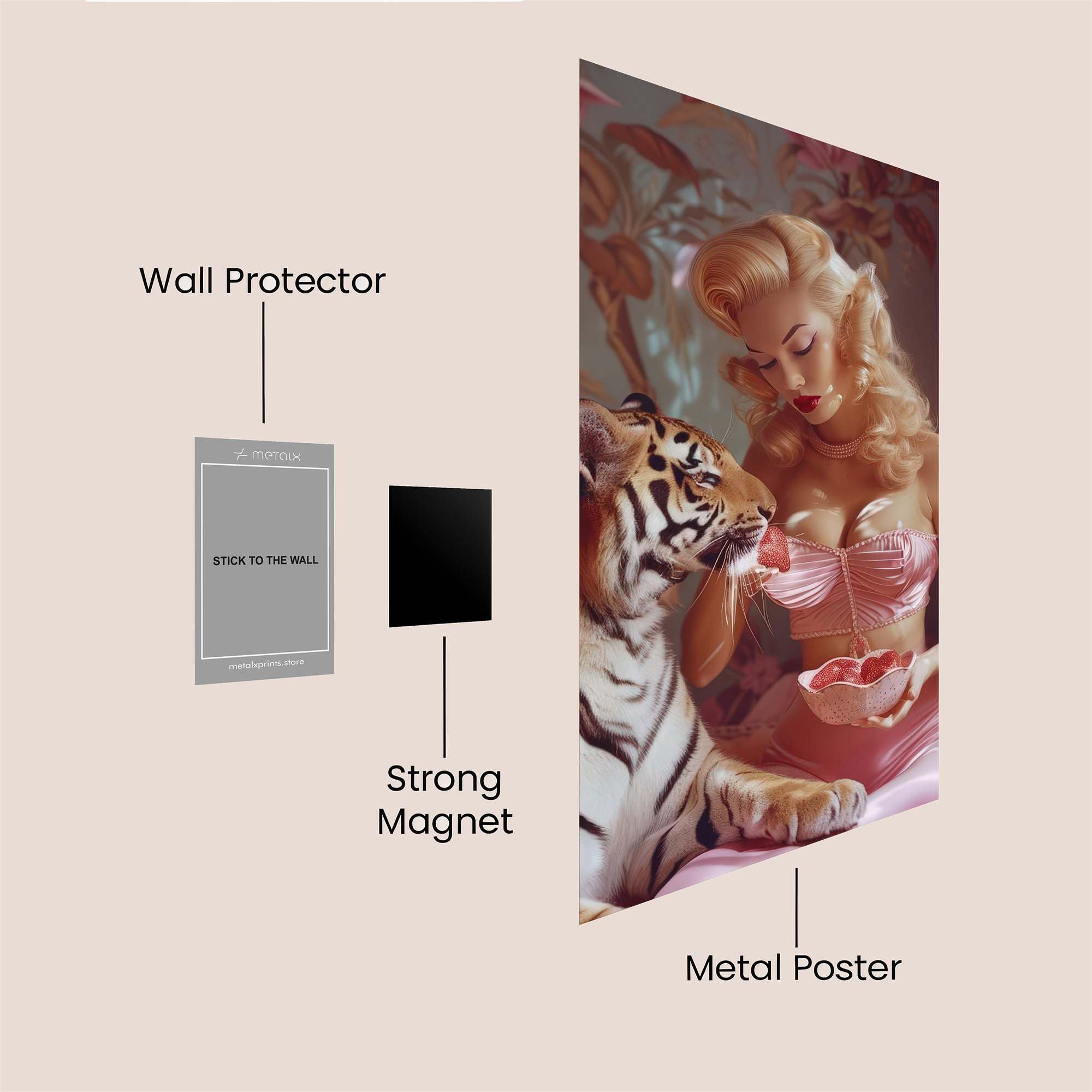 TigerTenderness Safe Wall Magnetic / M
