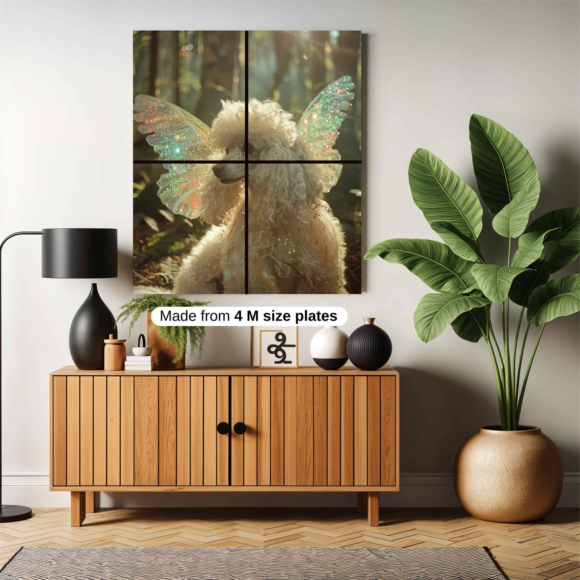Poodle Enchantment Safe Wall Magnetic / M