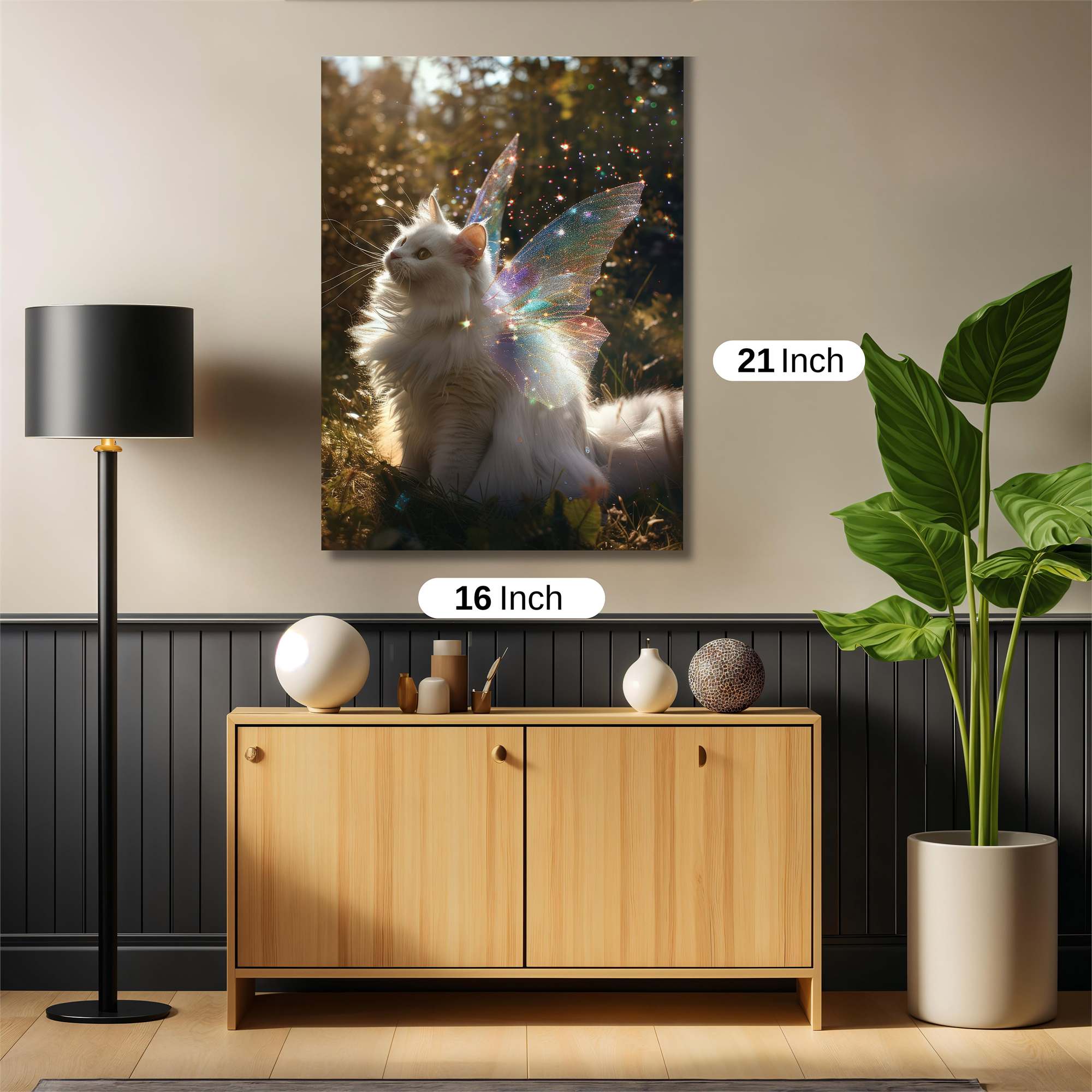 Fairy Cat Safe Wall Magnetic / M