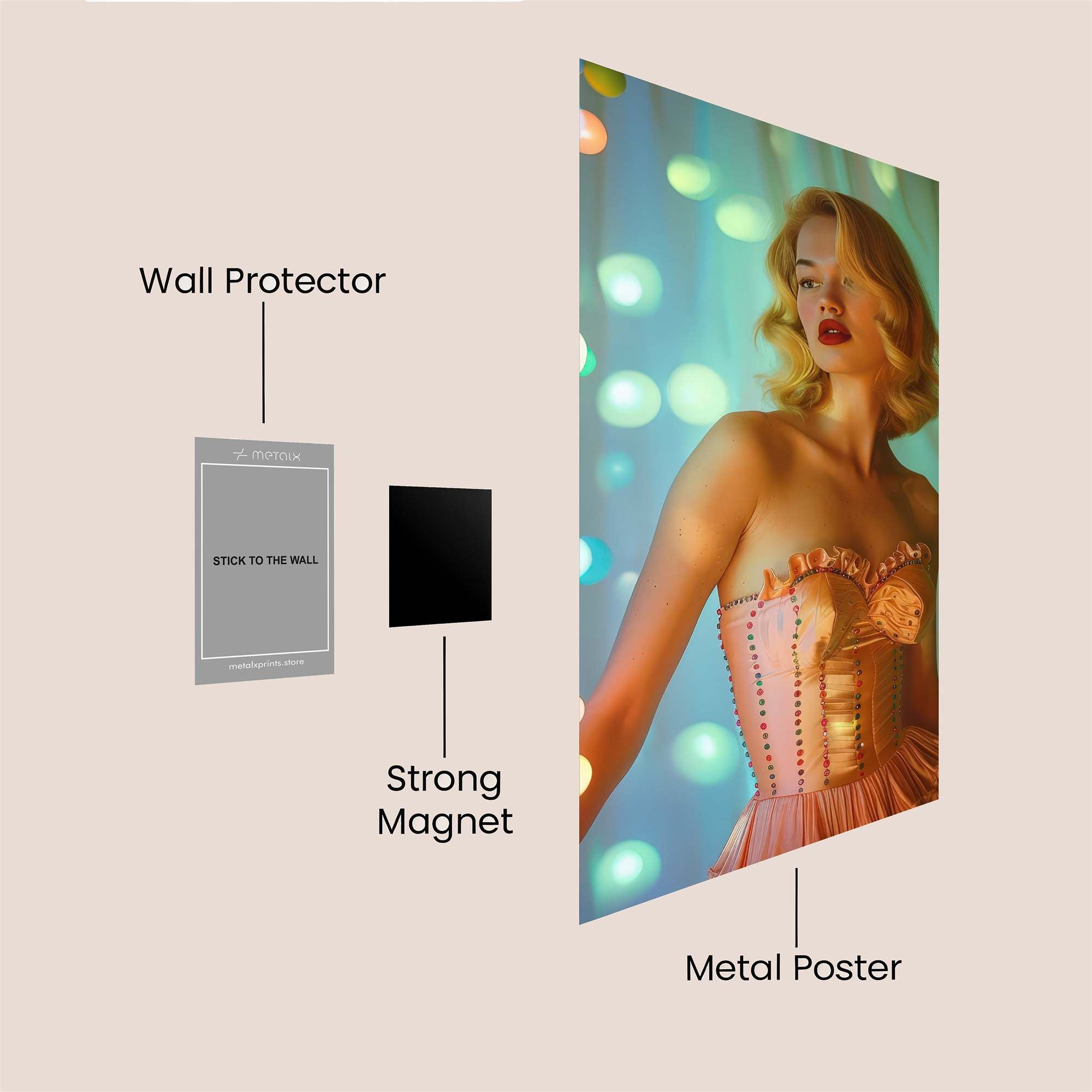 Starlet Dream Safe Wall Magnetic / M