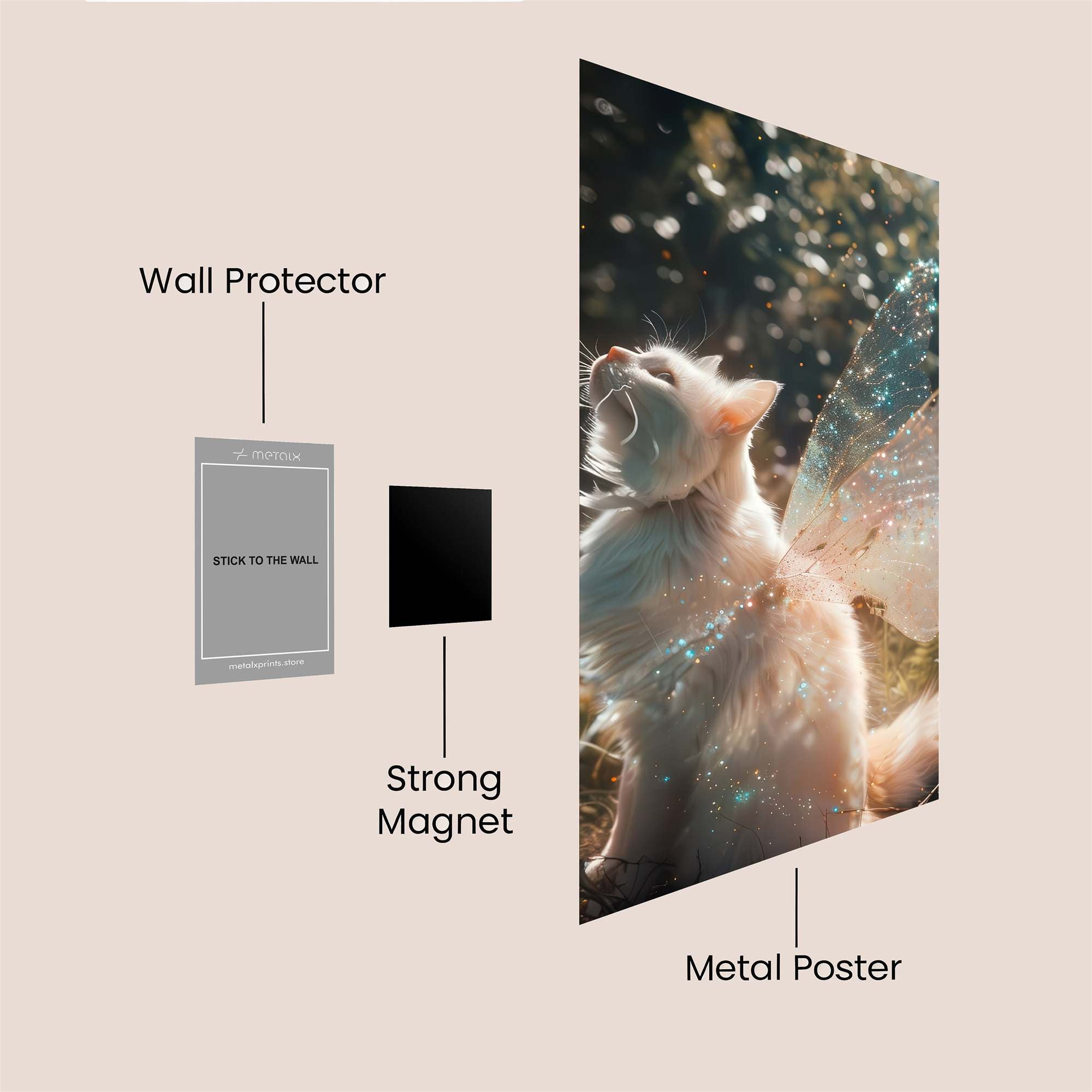 FairyWhisker Safe Wall Magnetic / M