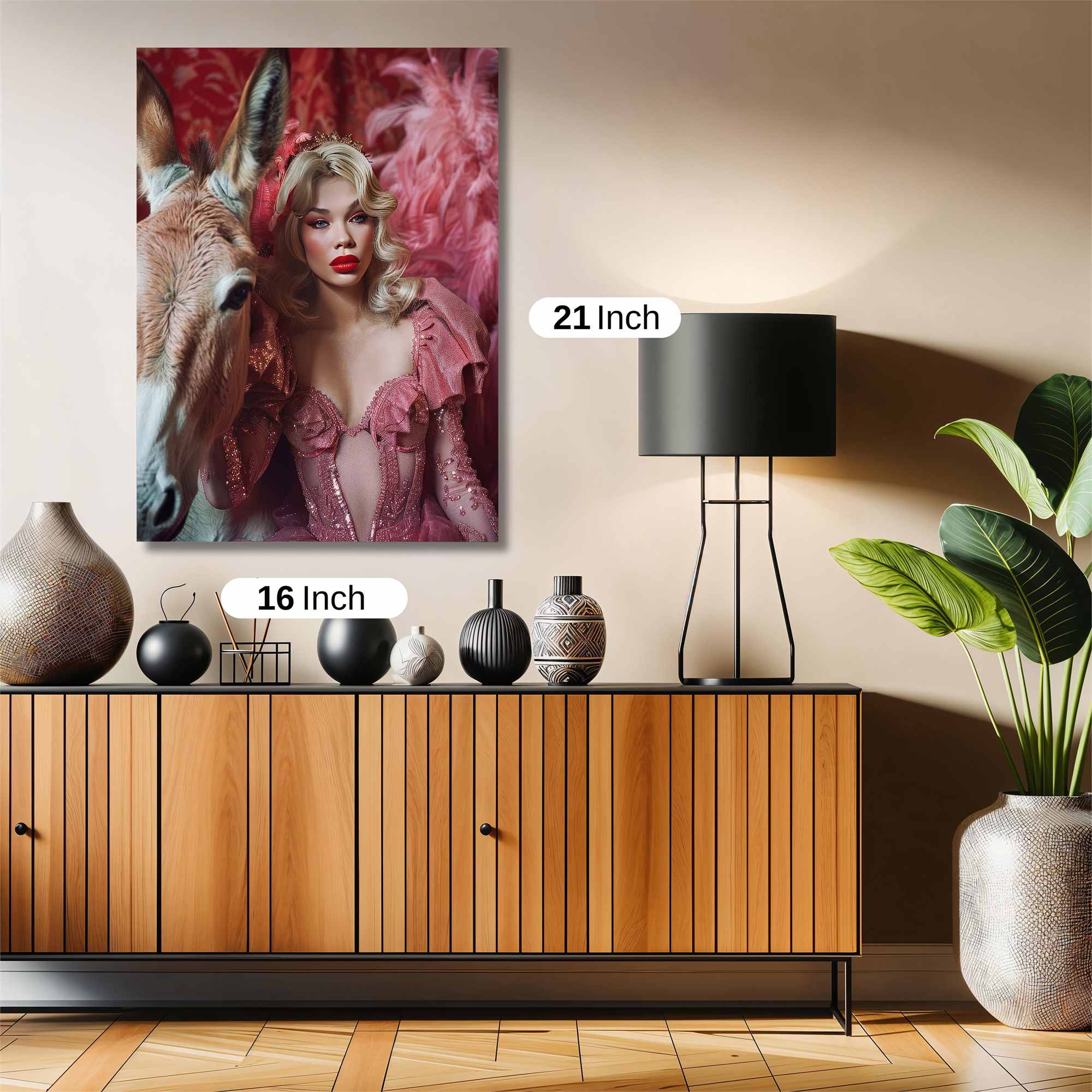 Donkey Whimsy Safe Wall Magnetic / M