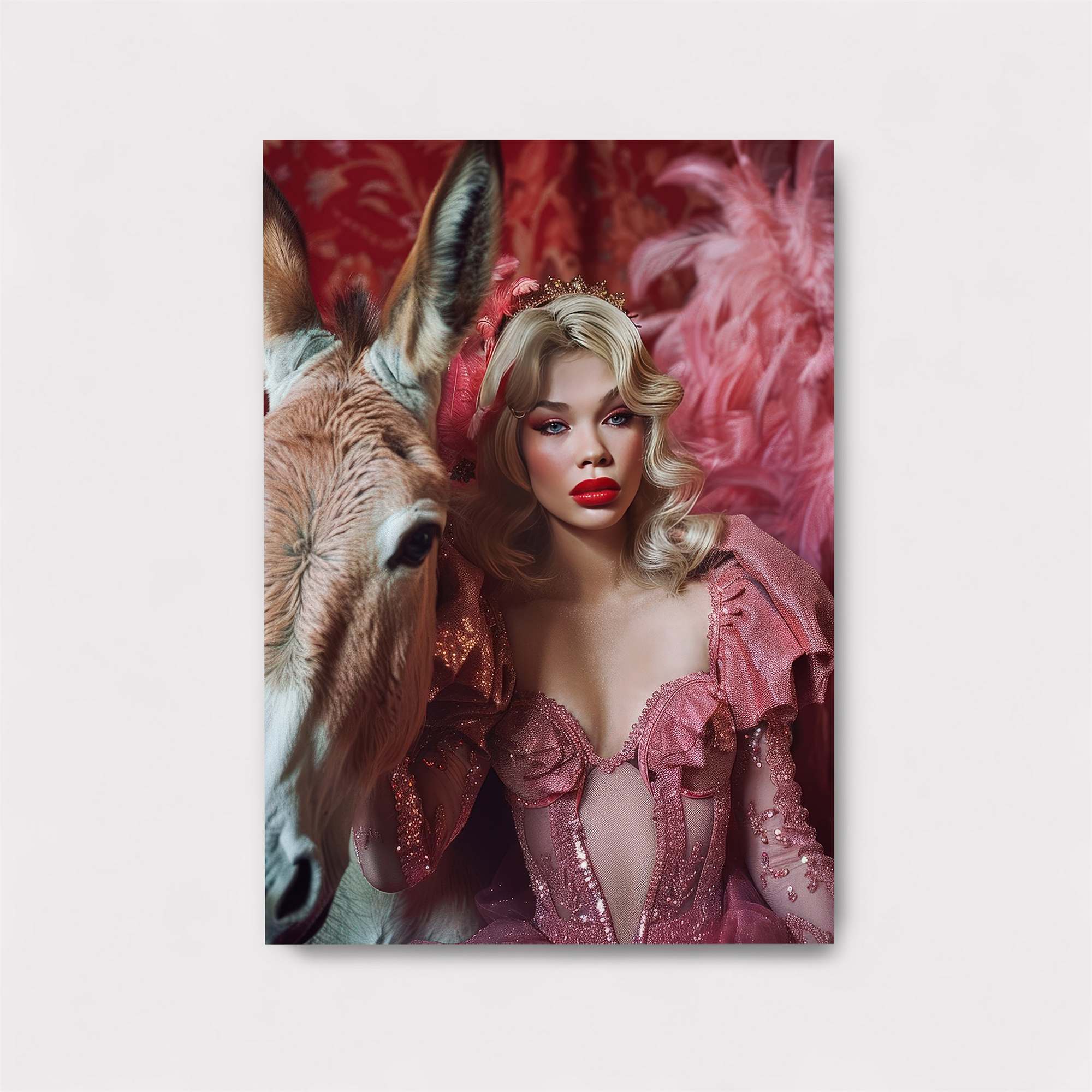 Donkey Whimsy Safe Wall Magnetic / M