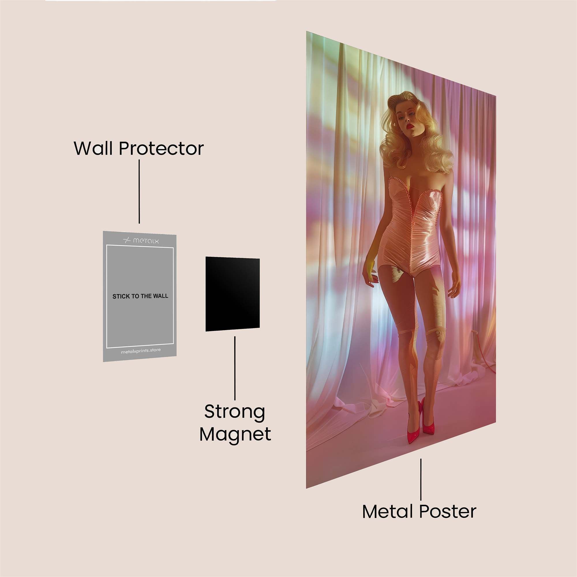 Blonde Enigma Safe Wall Magnetic / M