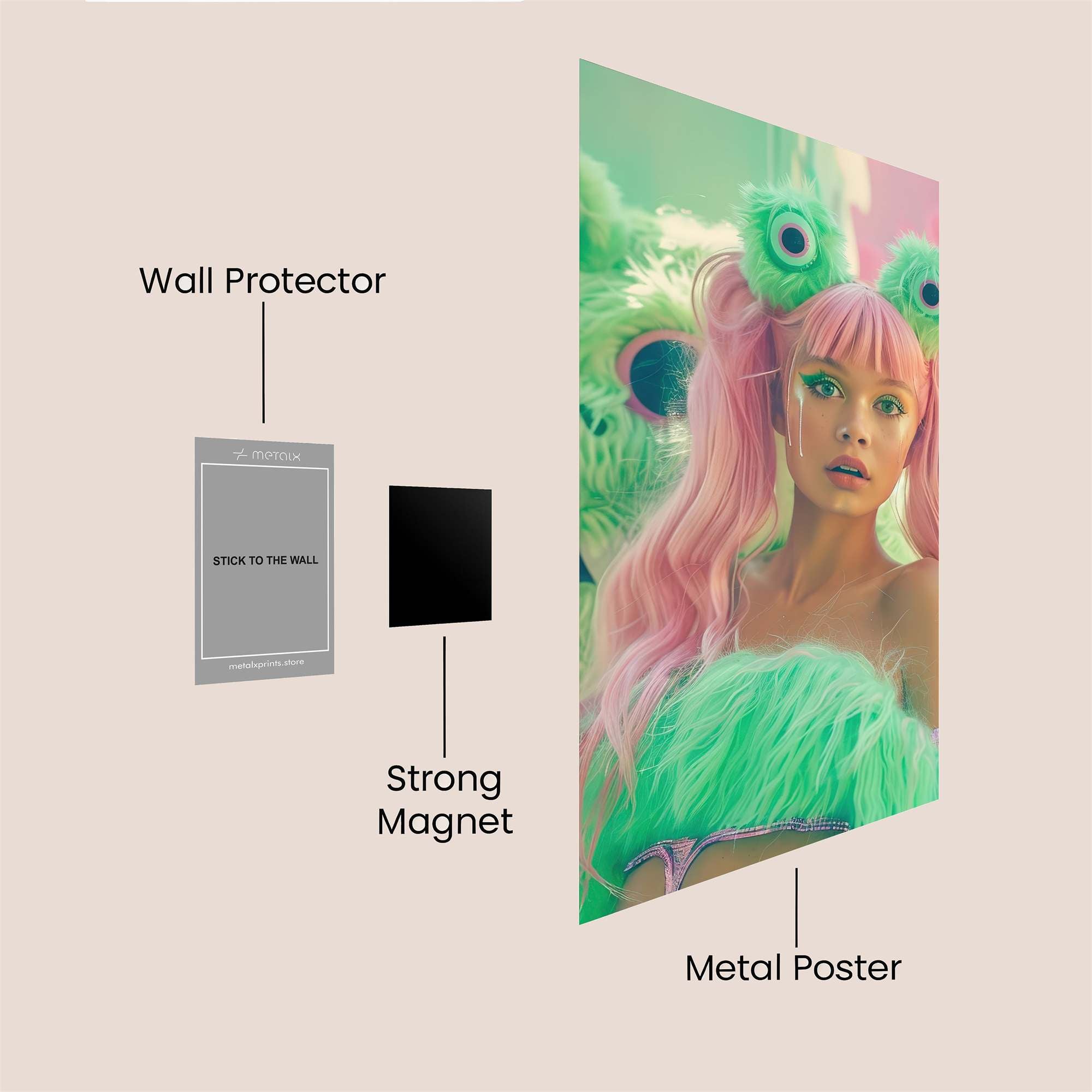 Froggy Fantasy Safe Wall Magnetic / M