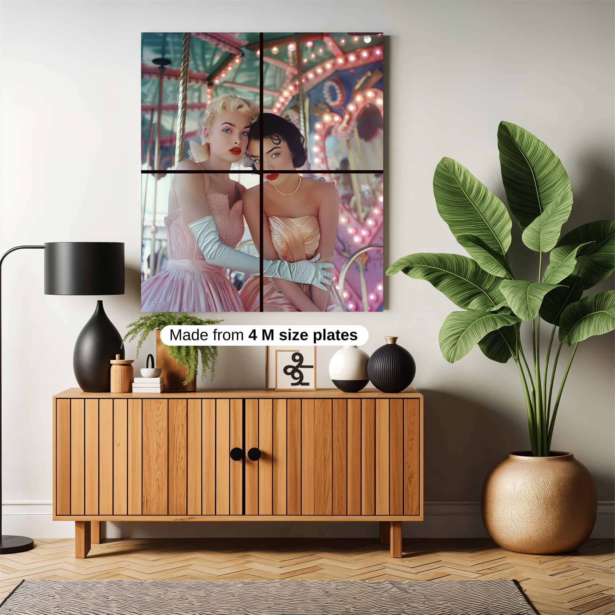 Carousel Charm Safe Wall Magnetic / M