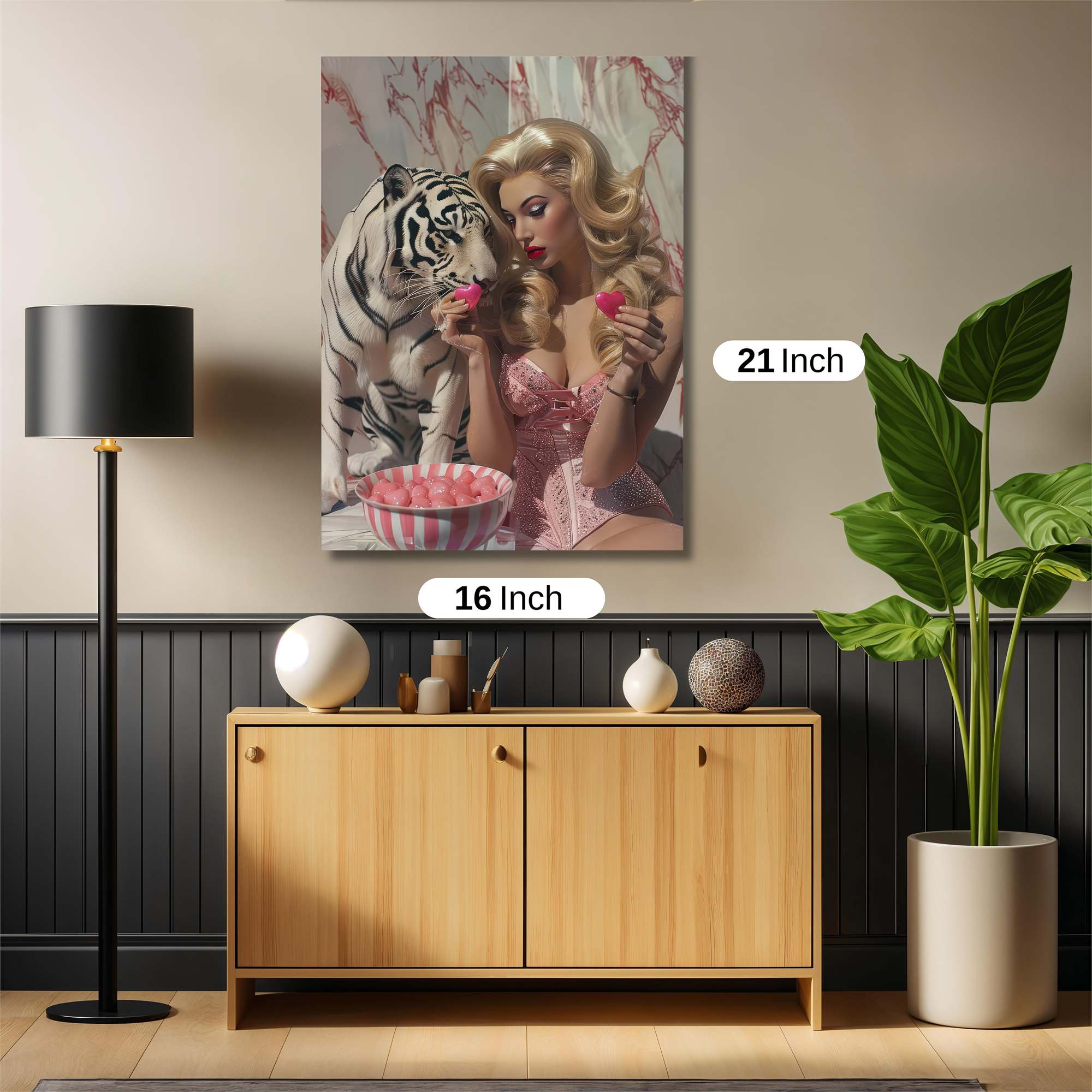 Tiger Enchantment Safe Wall Magnetic / M