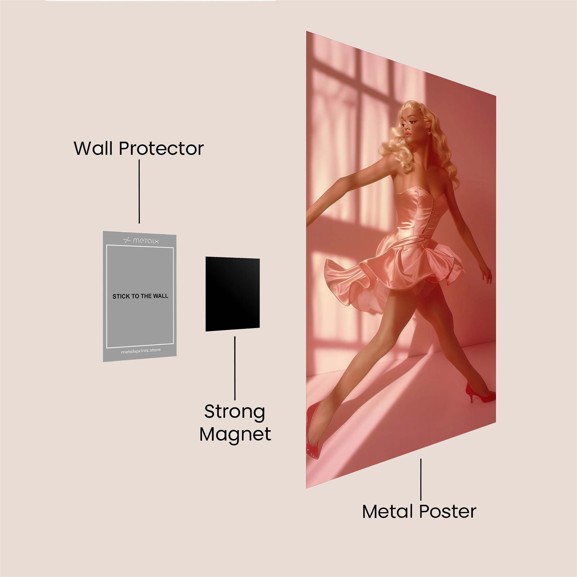 BlondeWhimsy Safe Wall Magnetic / M