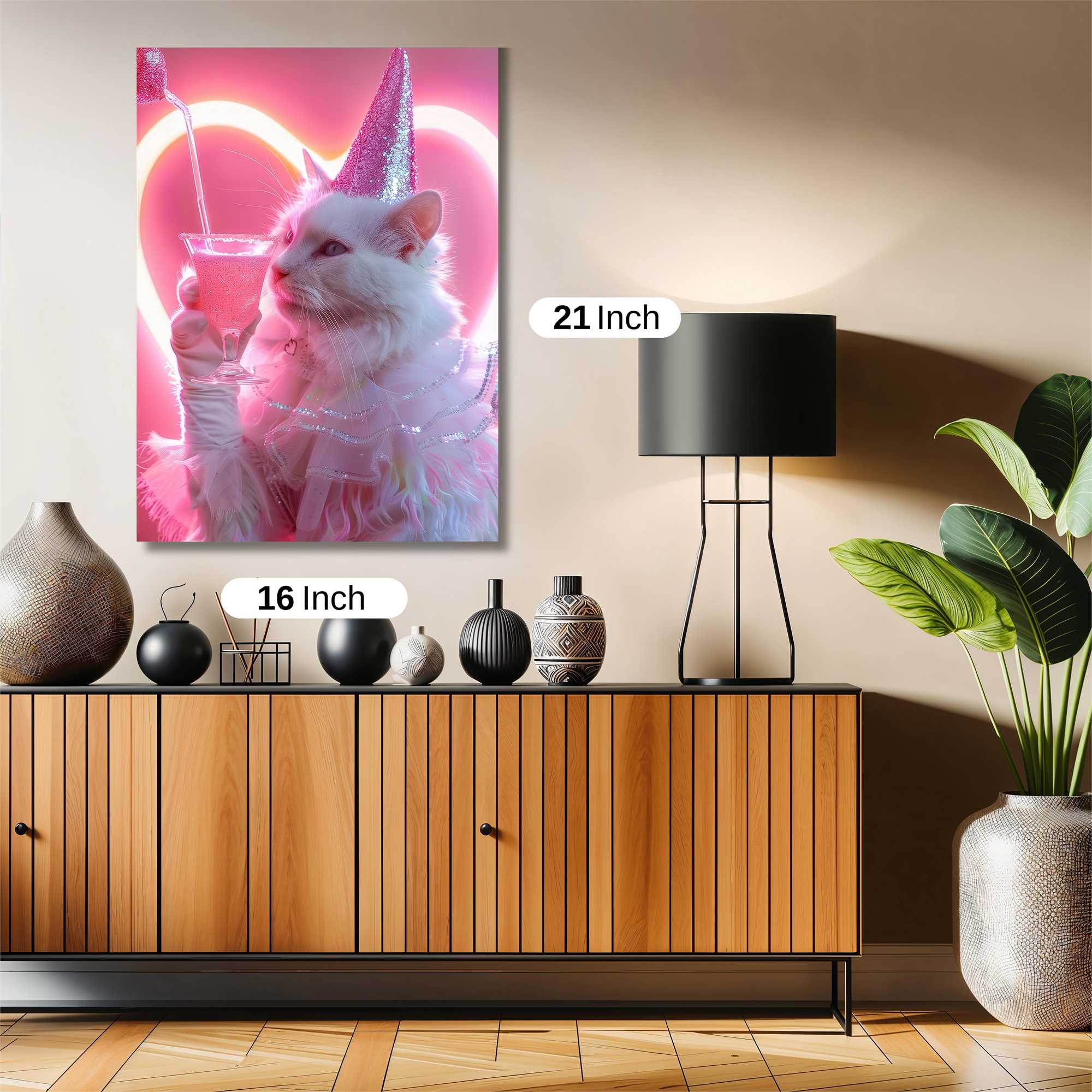 Cat Celebration Safe Wall Magnetic / M