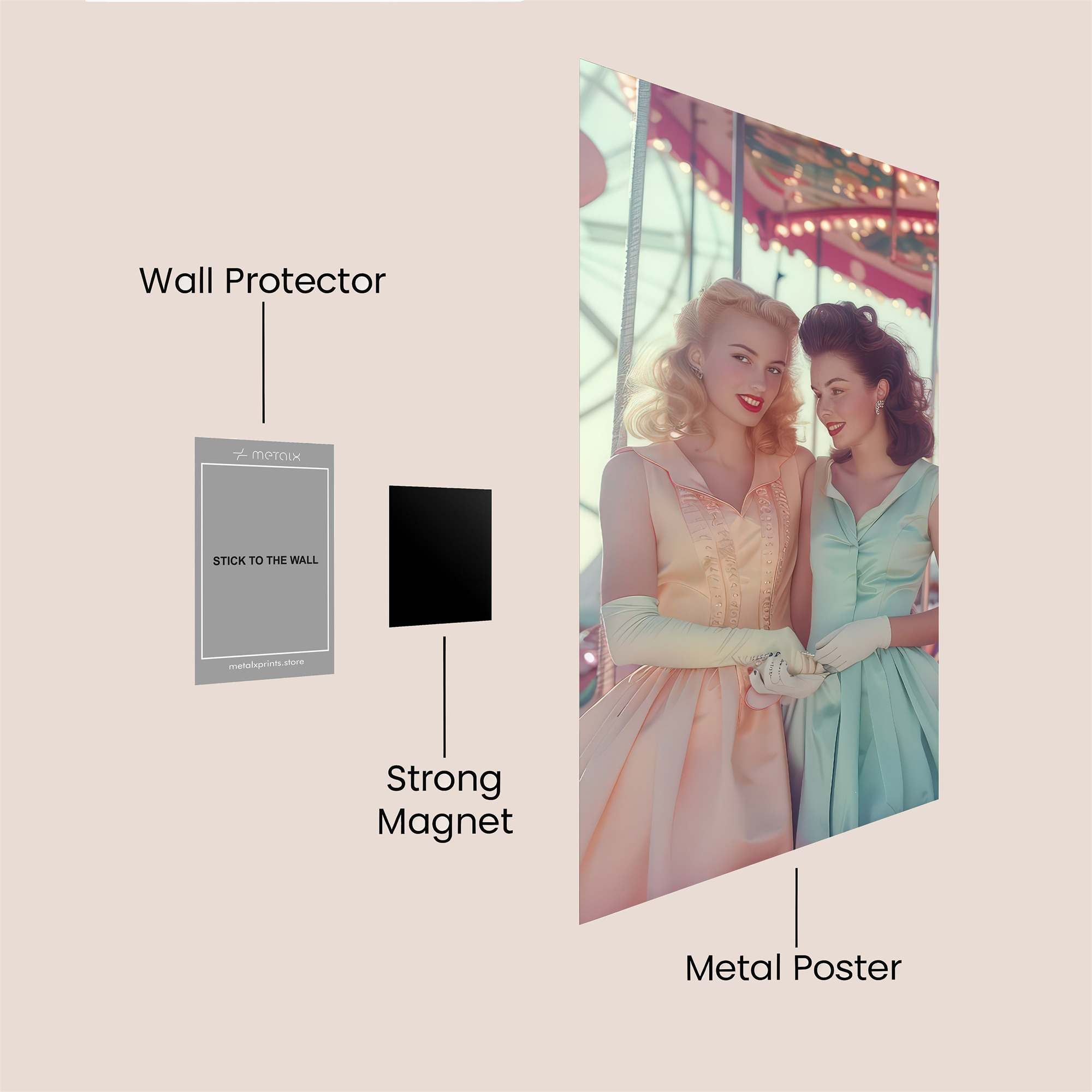 Carnival Charm Safe Wall Magnetic / M