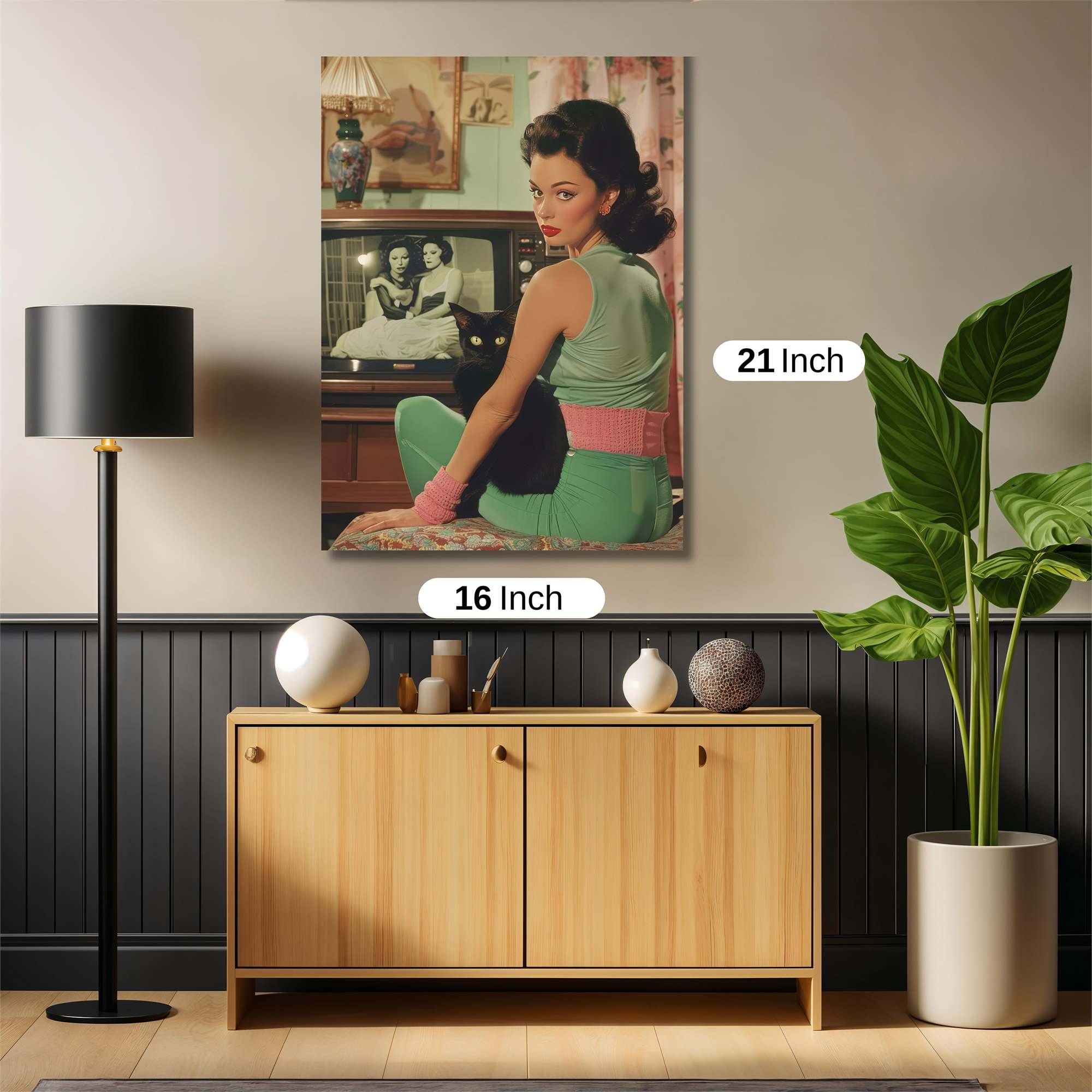 Retro Charm Safe Wall Magnetic / M