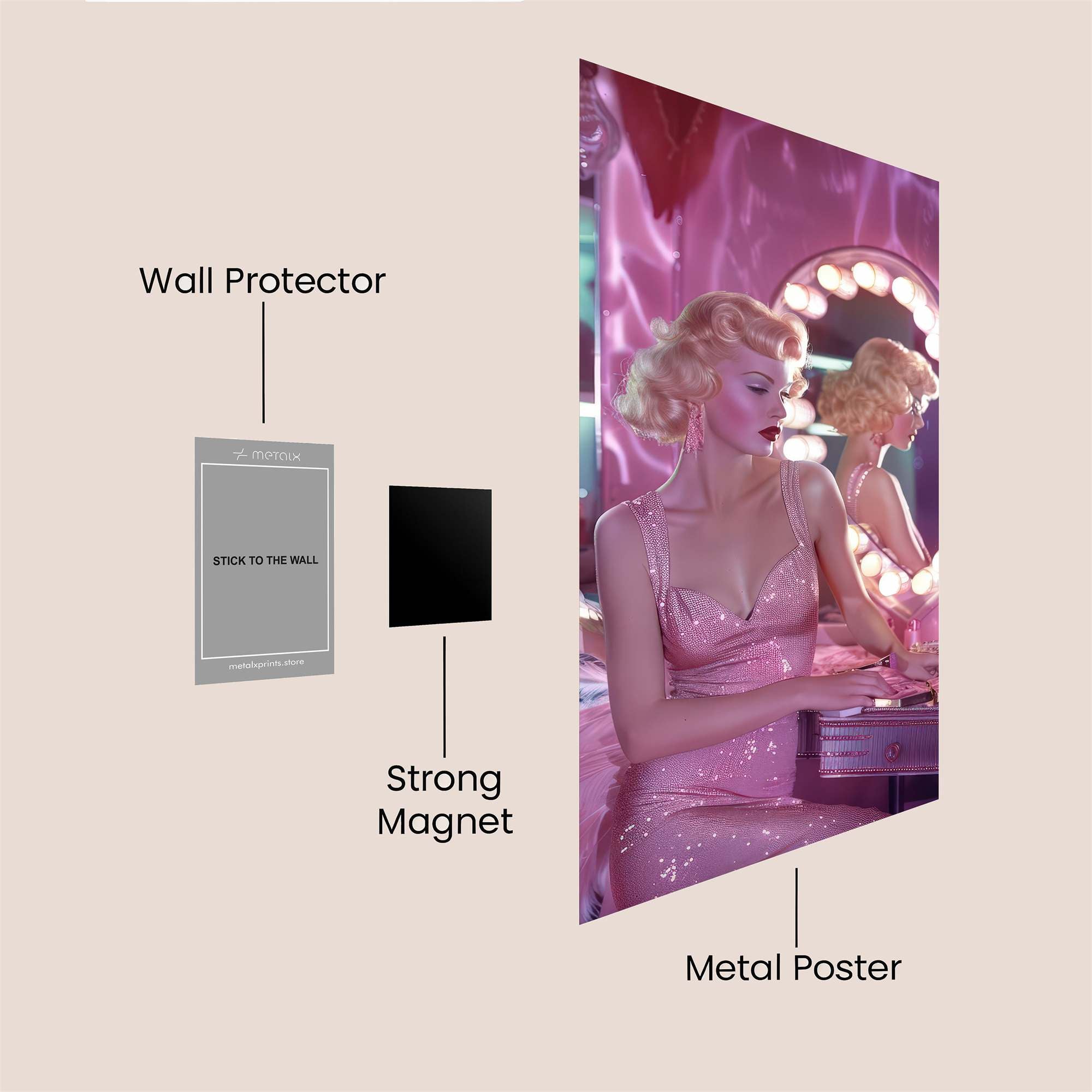 Diva Radiance Safe Wall Magnetic / M