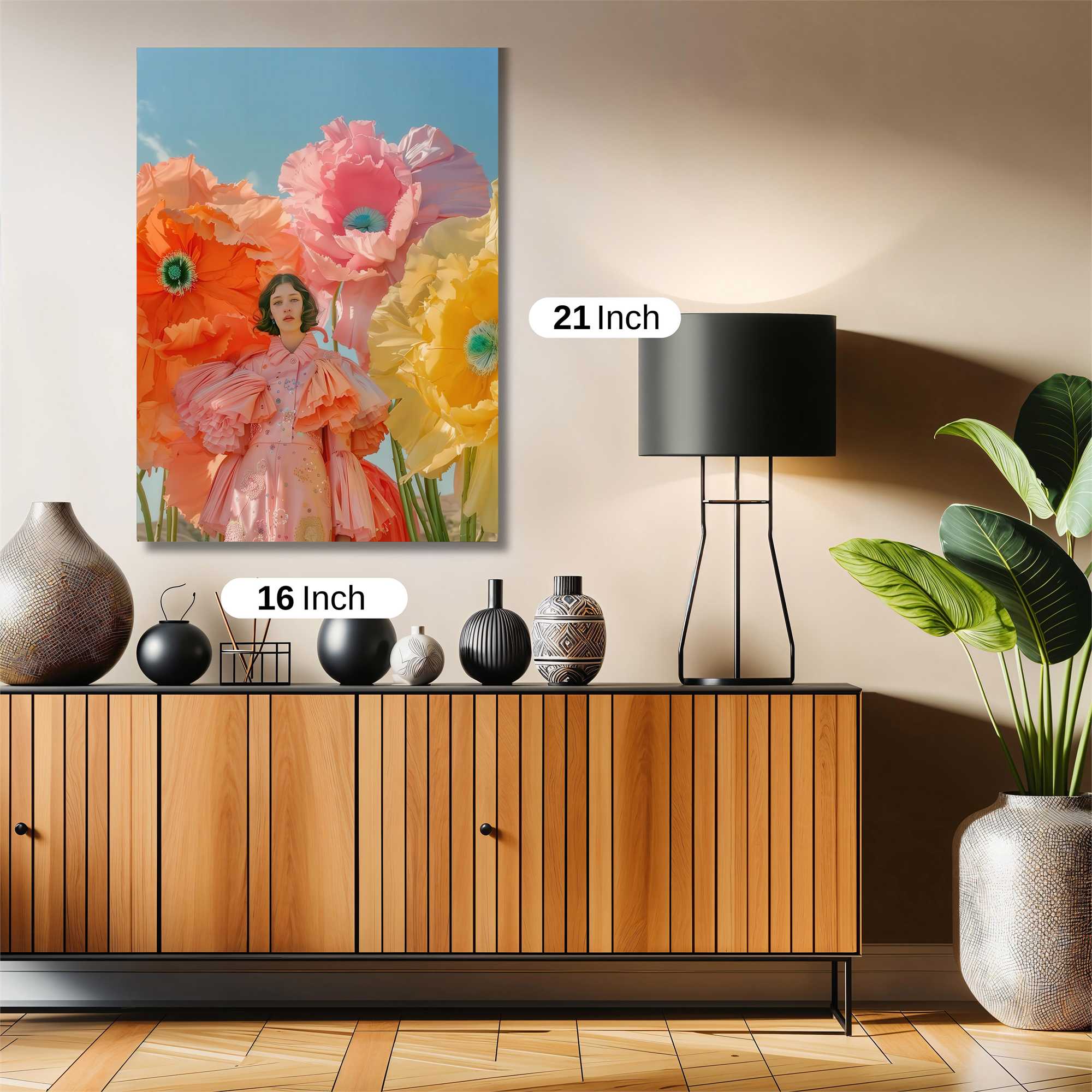 Floral Fantasy Safe Wall Magnetic / M