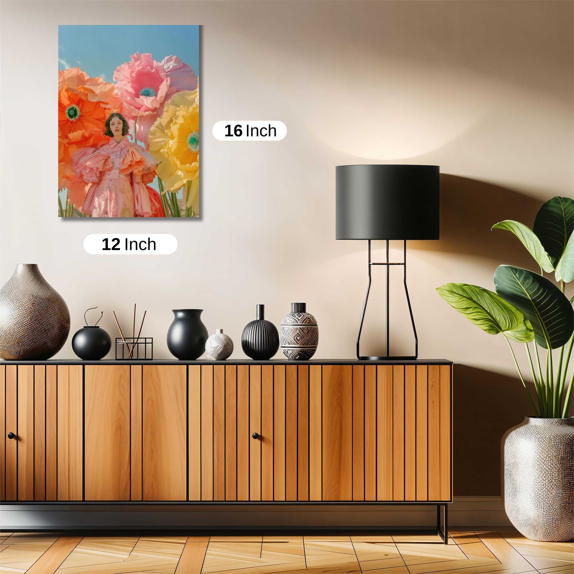 Floral Fantasy Safe Wall Magnetic / M