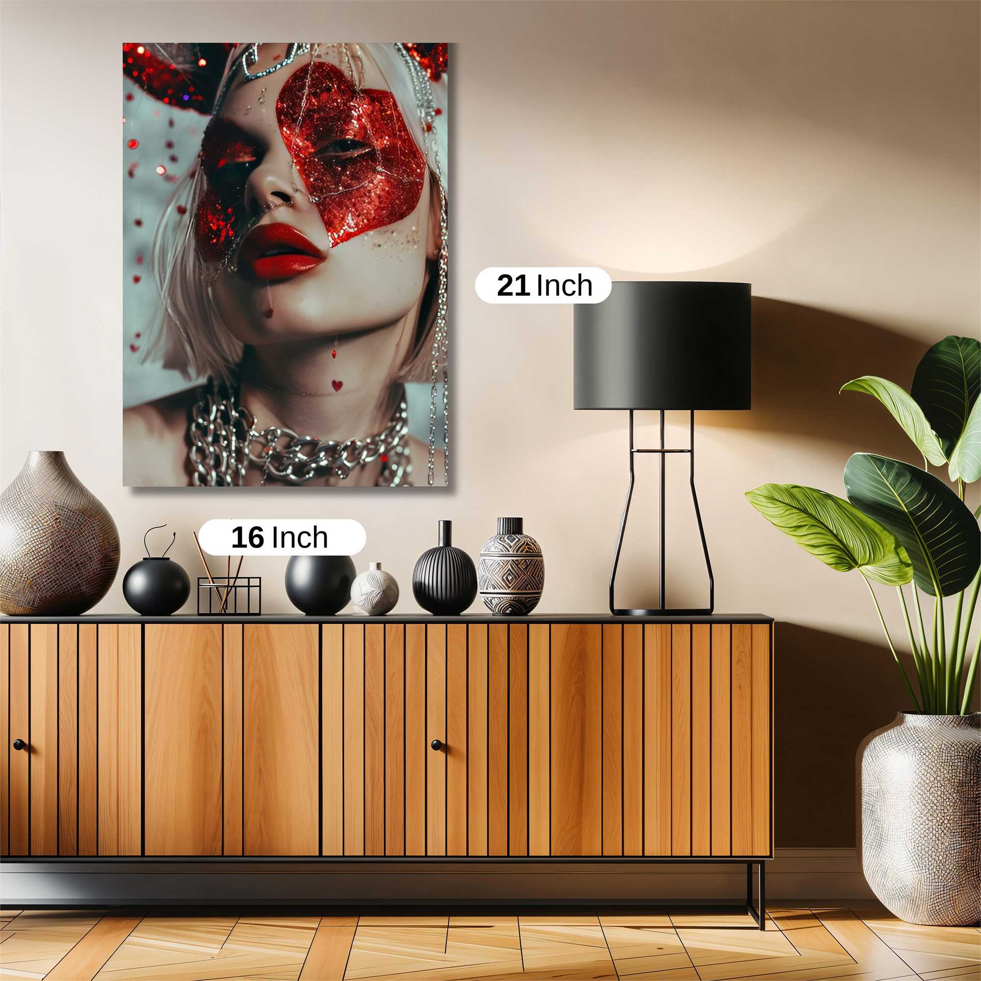 Heart Masquerade Safe Wall Magnetic / M