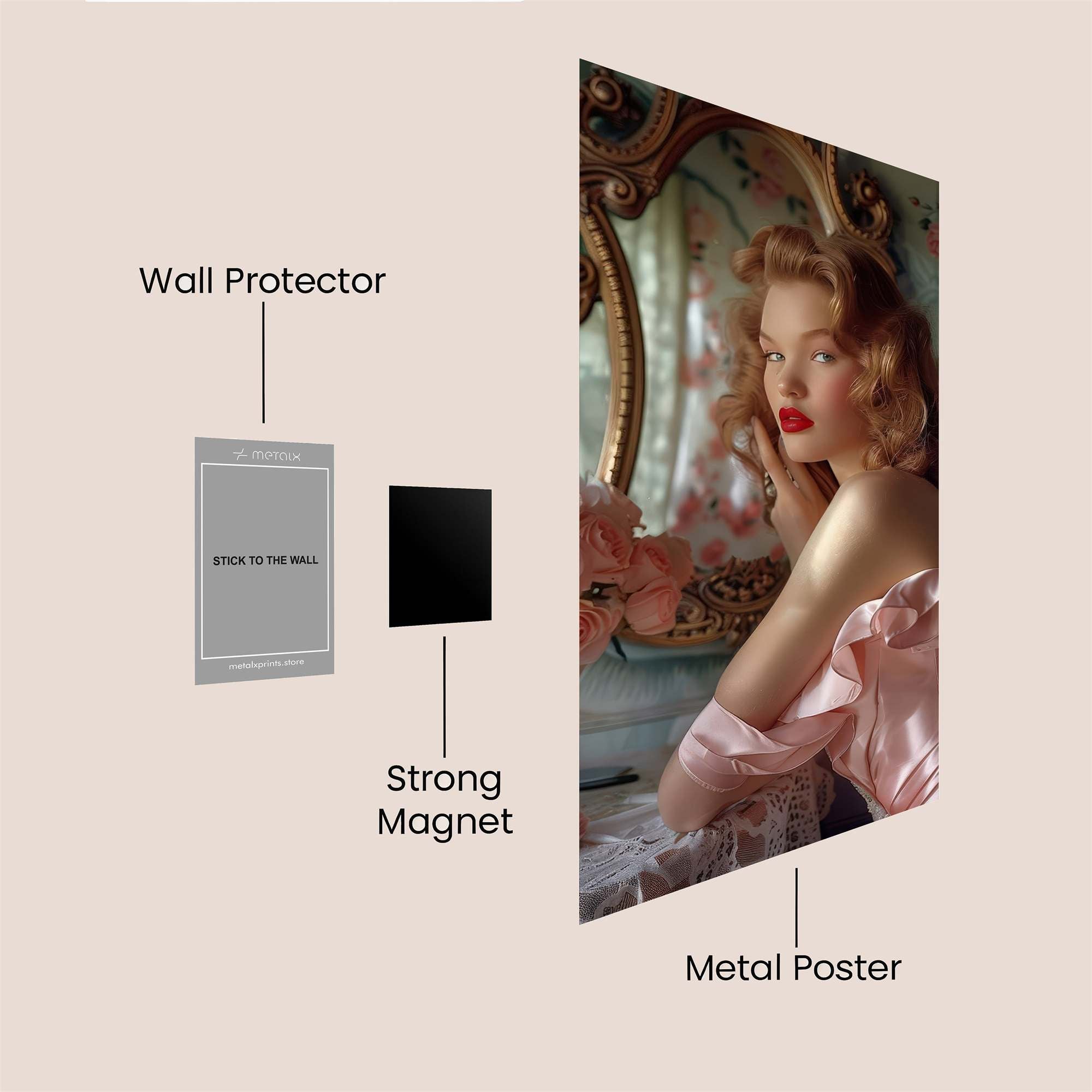 Rosalind Radiant Safe Wall Magnetic / M