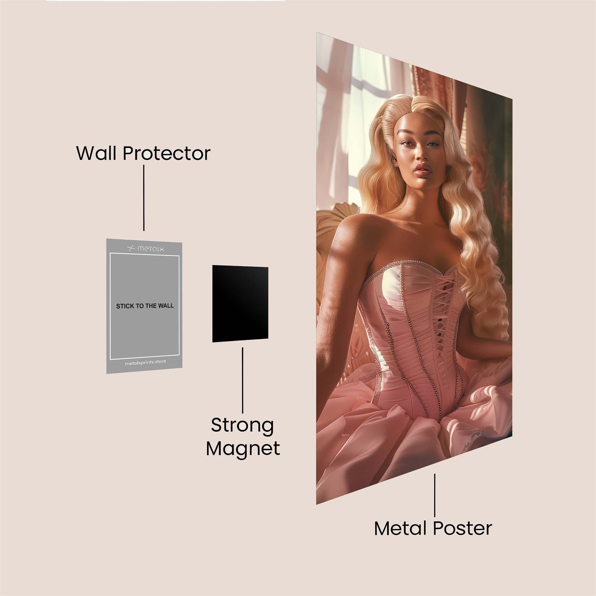 Ballerina Bliss Safe Wall Magnetic / M