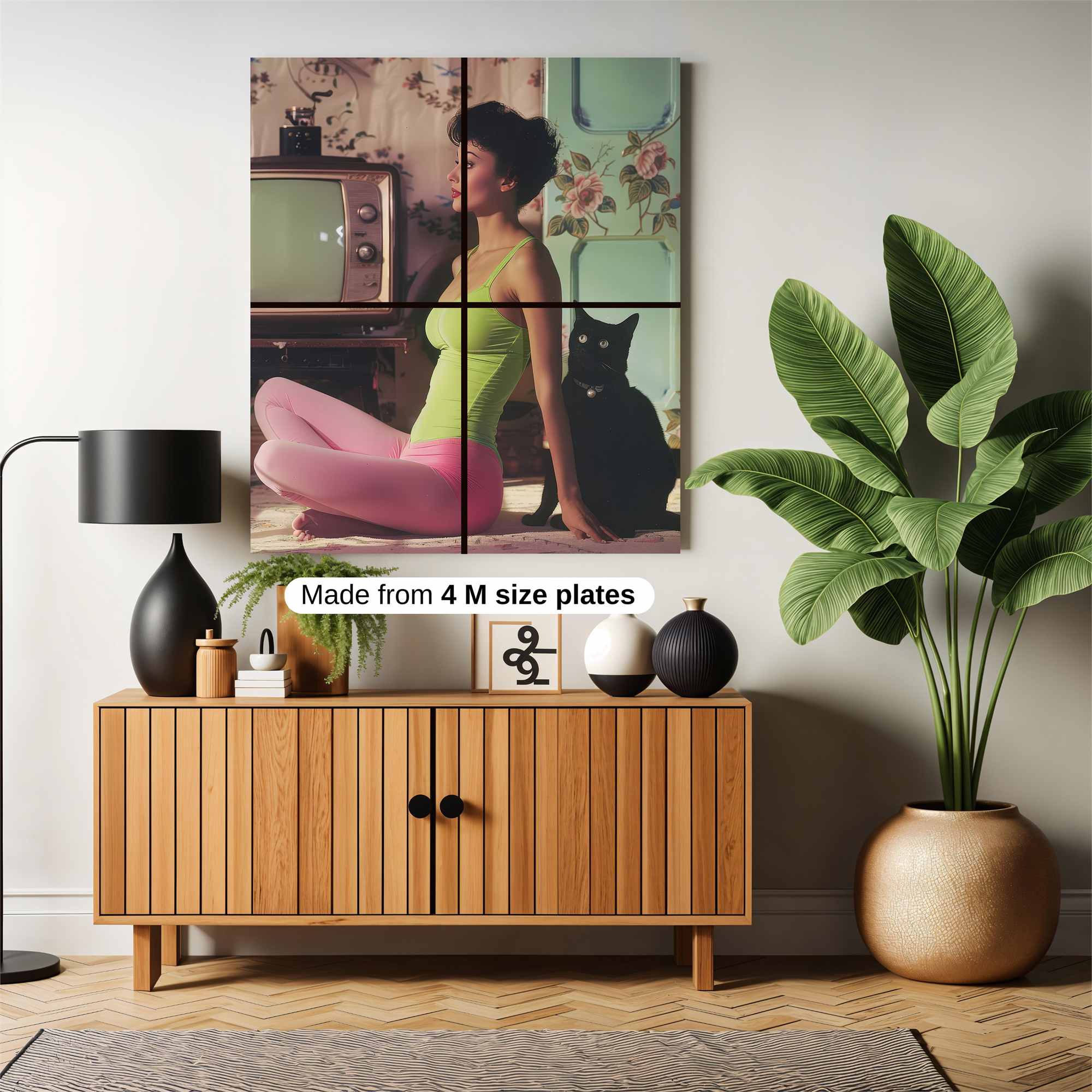 Retro Serenity Safe Wall Magnetic / M