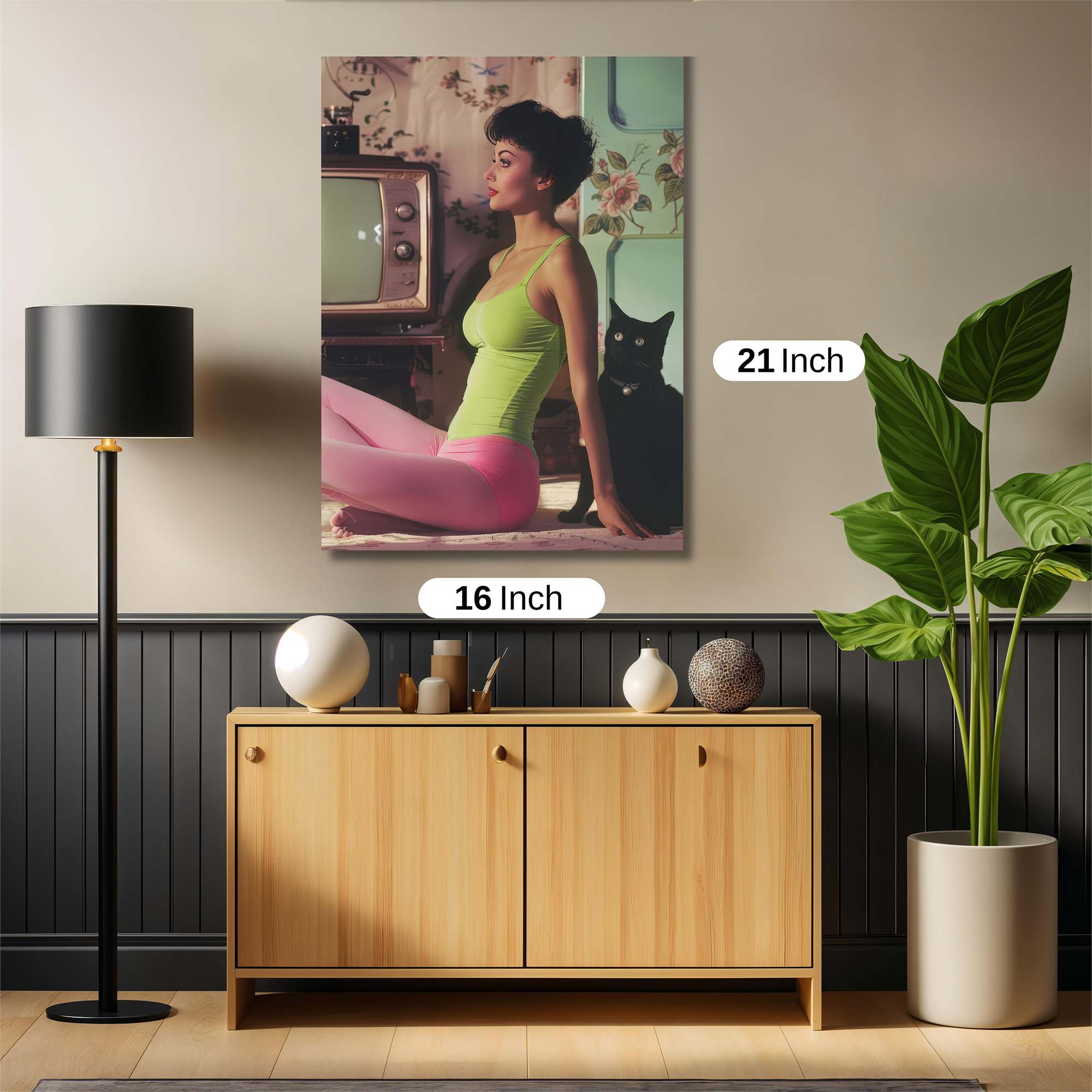 Retro Serenity Safe Wall Magnetic / M