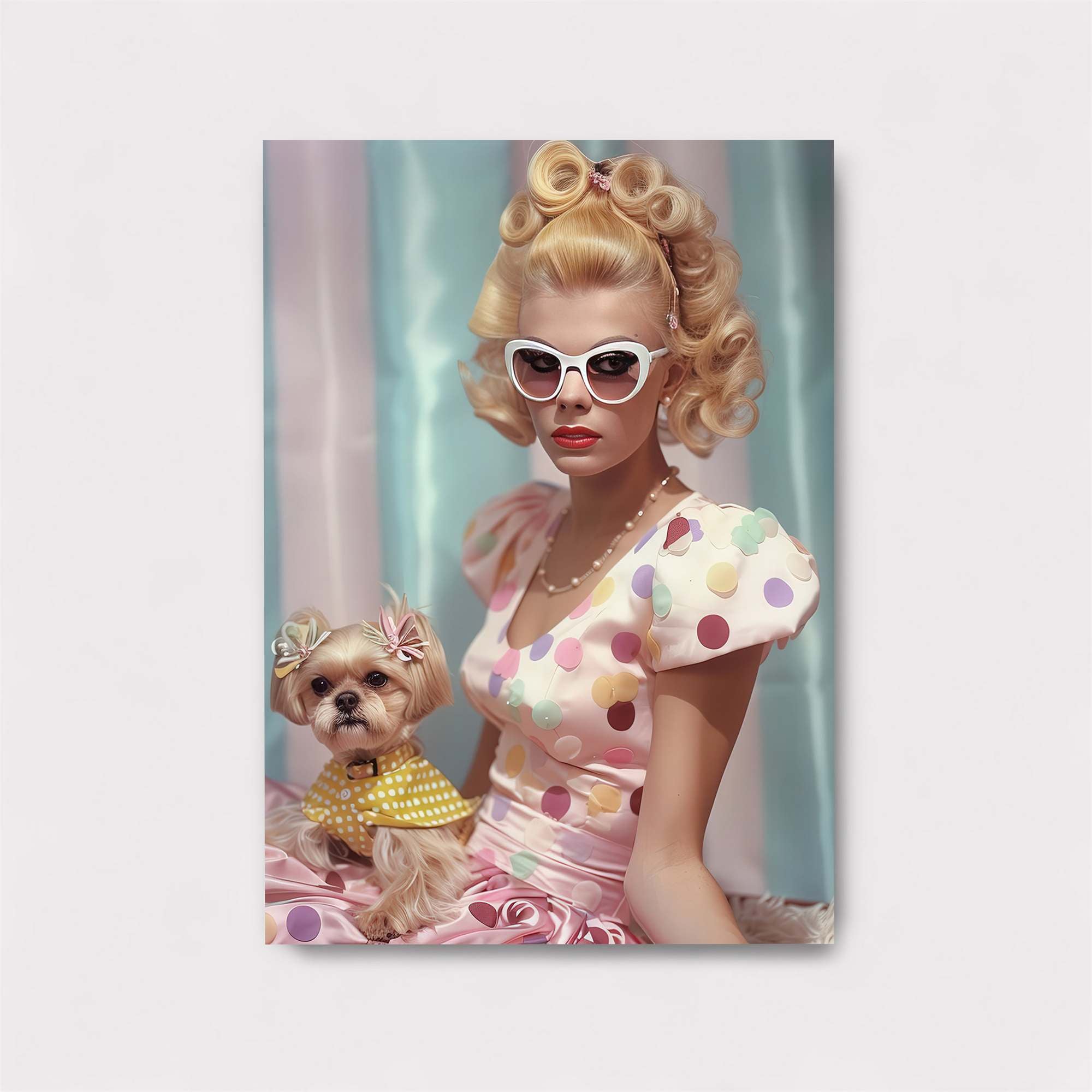 Poodle Whimsy Safe Wall Magnetic / M