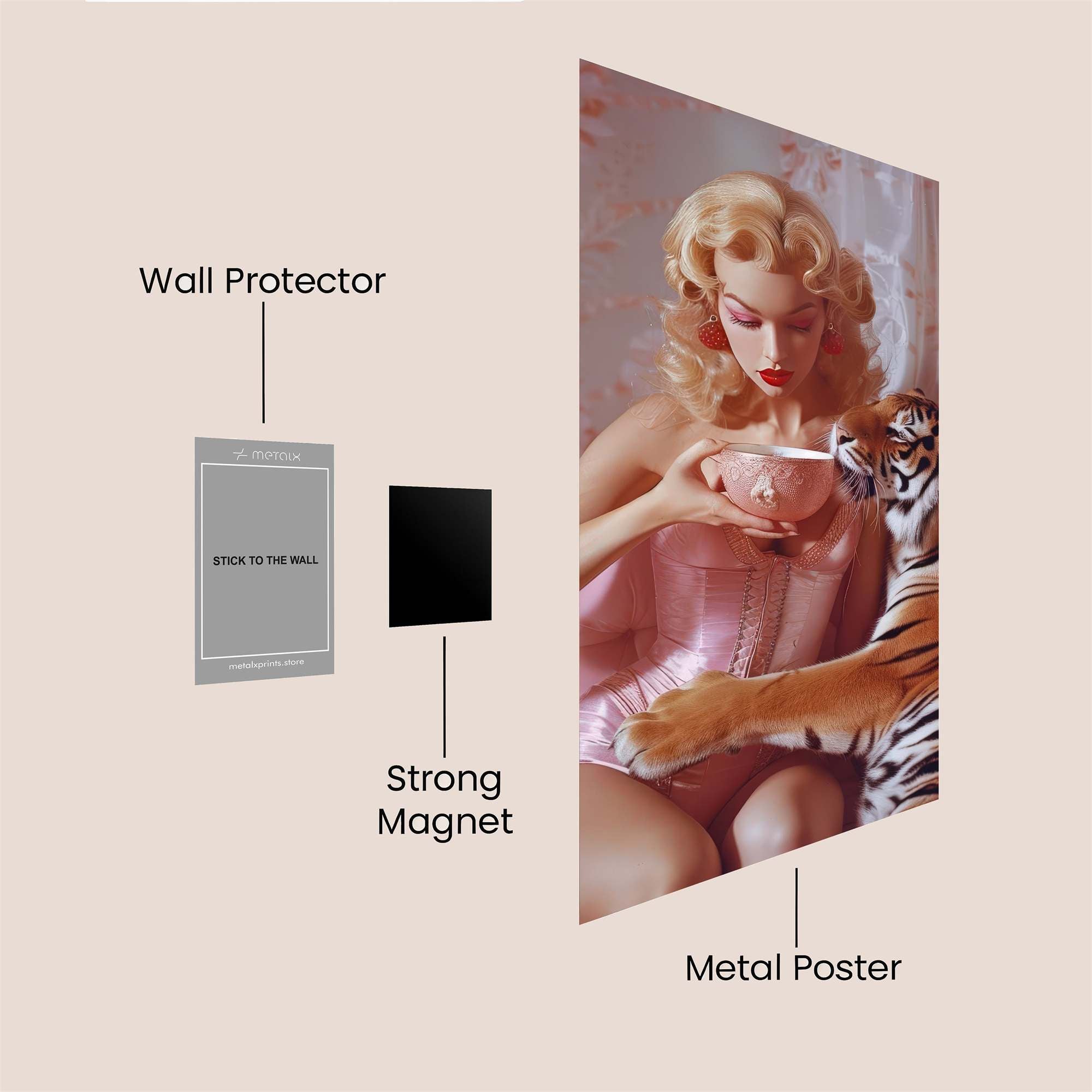 TigerWhisper Safe Wall Magnetic / M