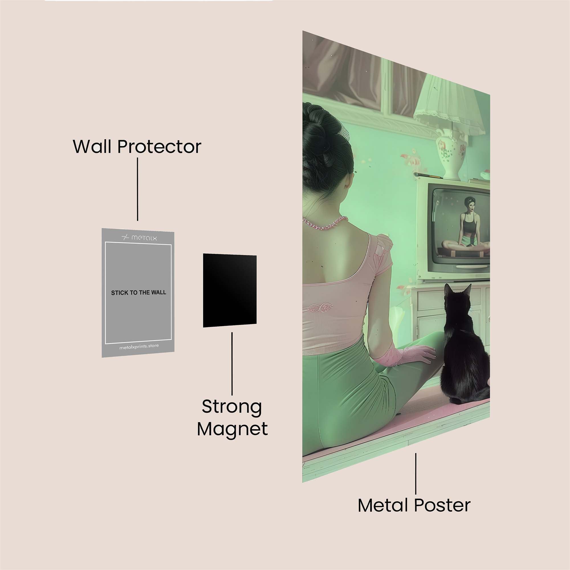 Yoga Serenity Safe Wall Magnetic / M