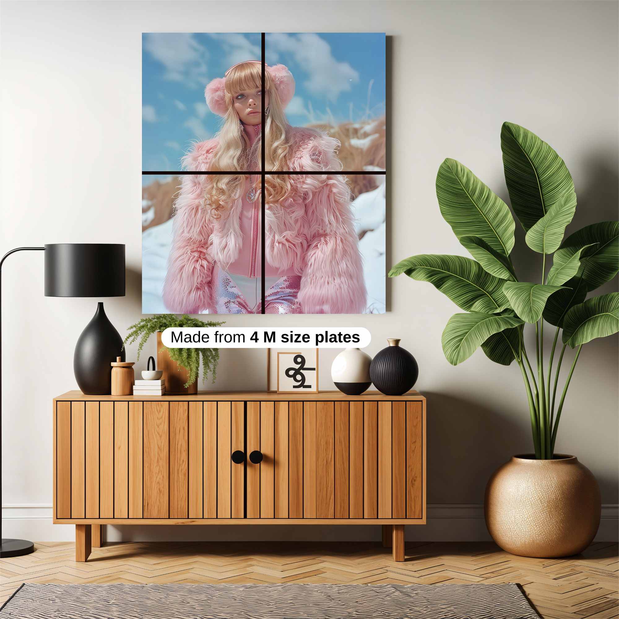 Frosty Whimsy Safe Wall Magnetic / M